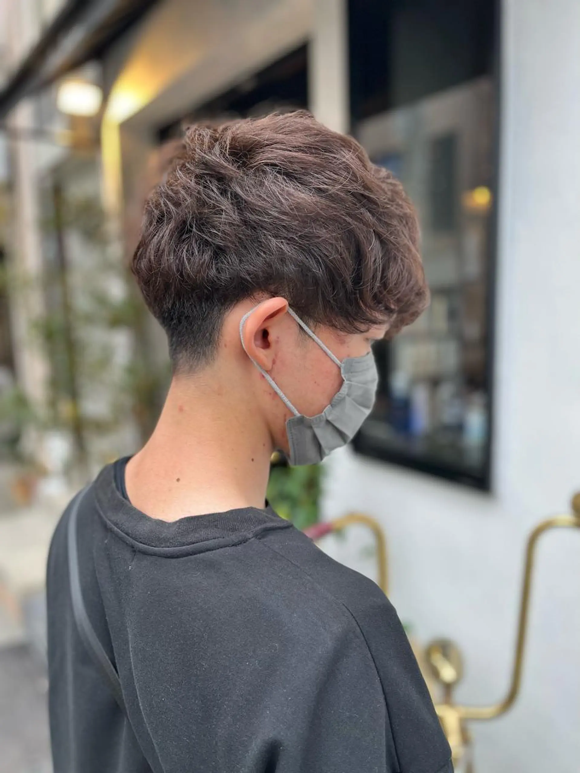 ショート カラー アッシュ ベージュカラー くせ毛 外国人風カラー カット ヘアカラー トリートメント SALOWIN神戸三宮店所属・【美髪を叶える】中谷 彰宏（アキ)のヘアスタイル