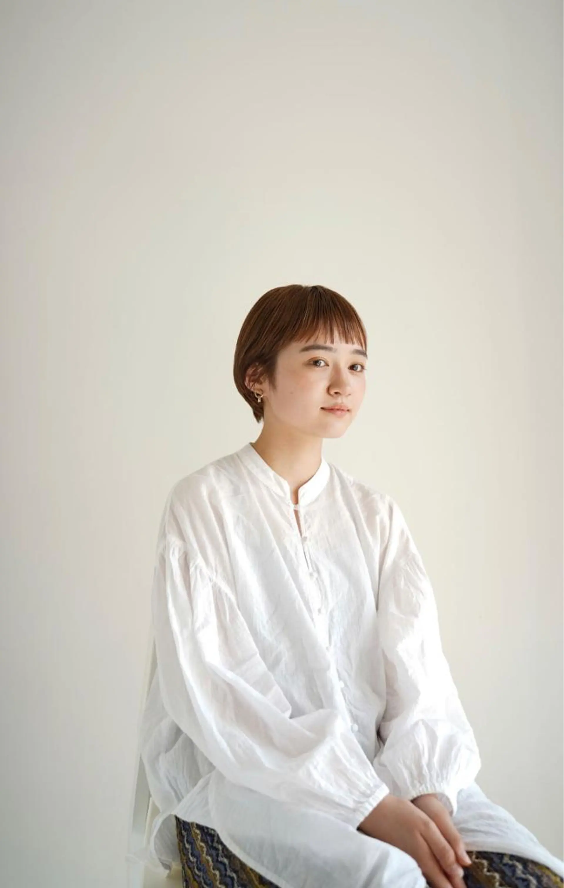 ショート カラー THE DAY所属・AKI HASHIMOTOのヘアスタイル