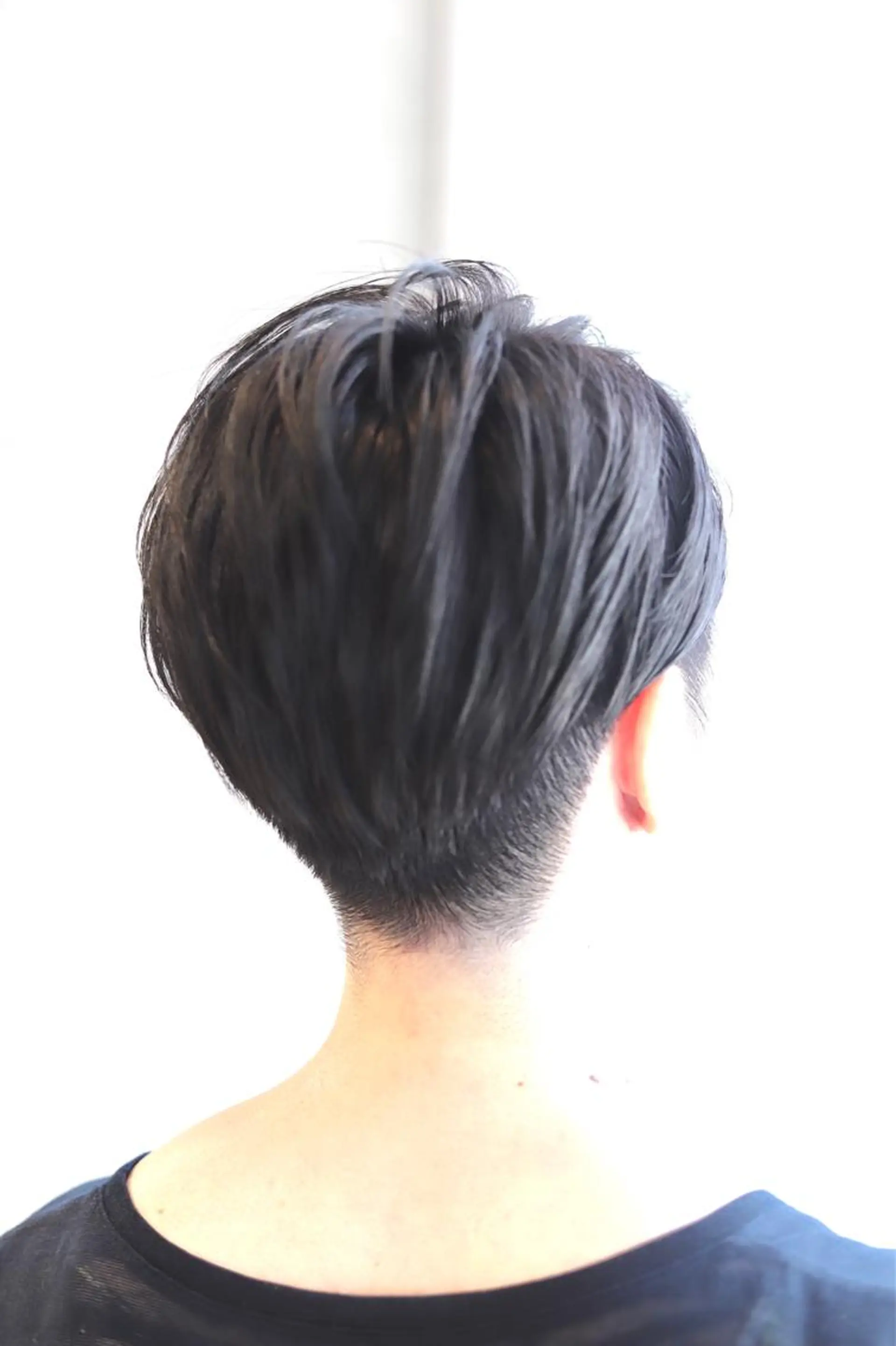 ショート カラー ブルーカラー アドミラルYoshi oのヘアスタイル
