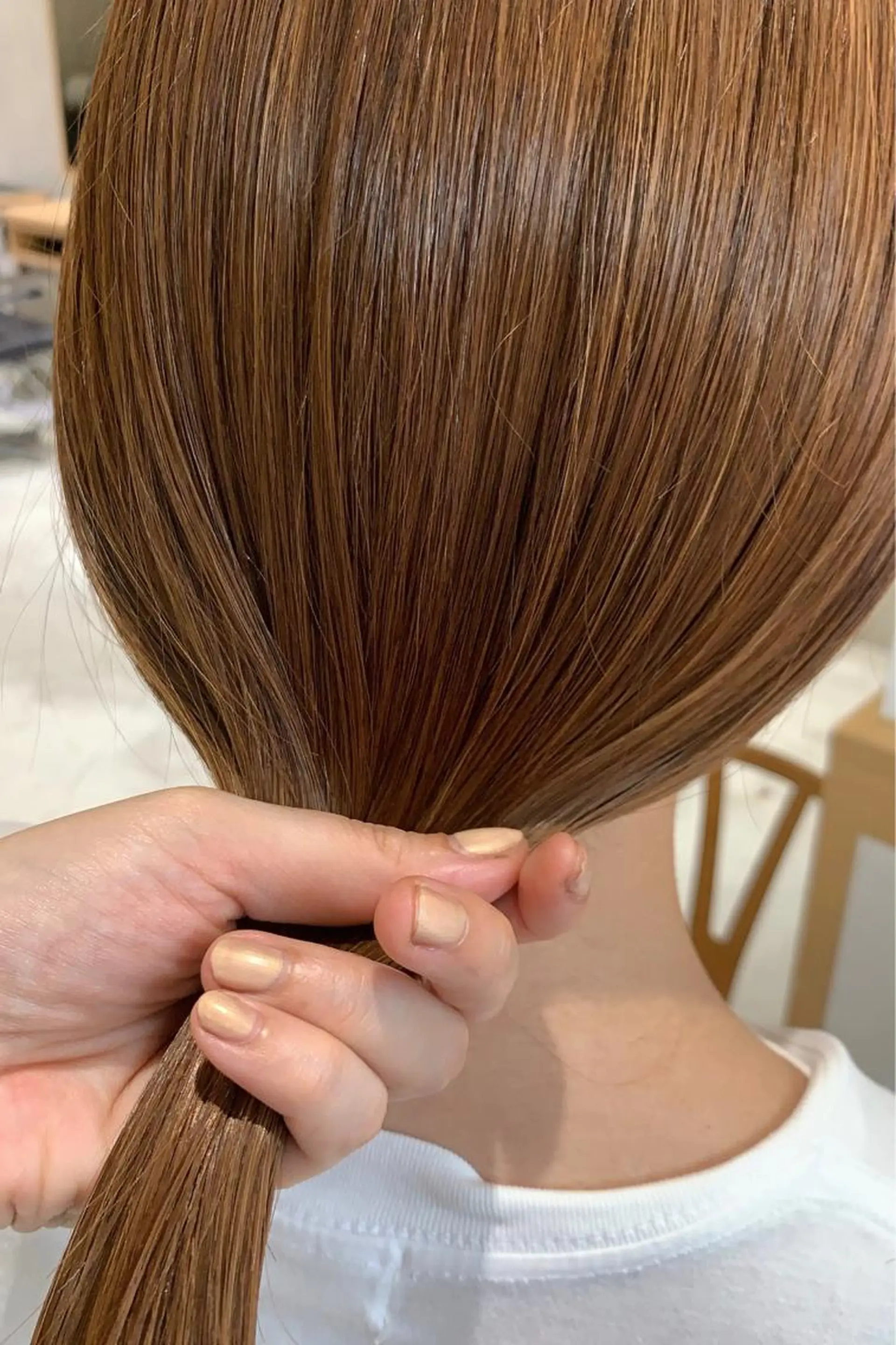 セミロング カラー カット ヘアカラー トリートメント manami (sibell)のヘアスタイル