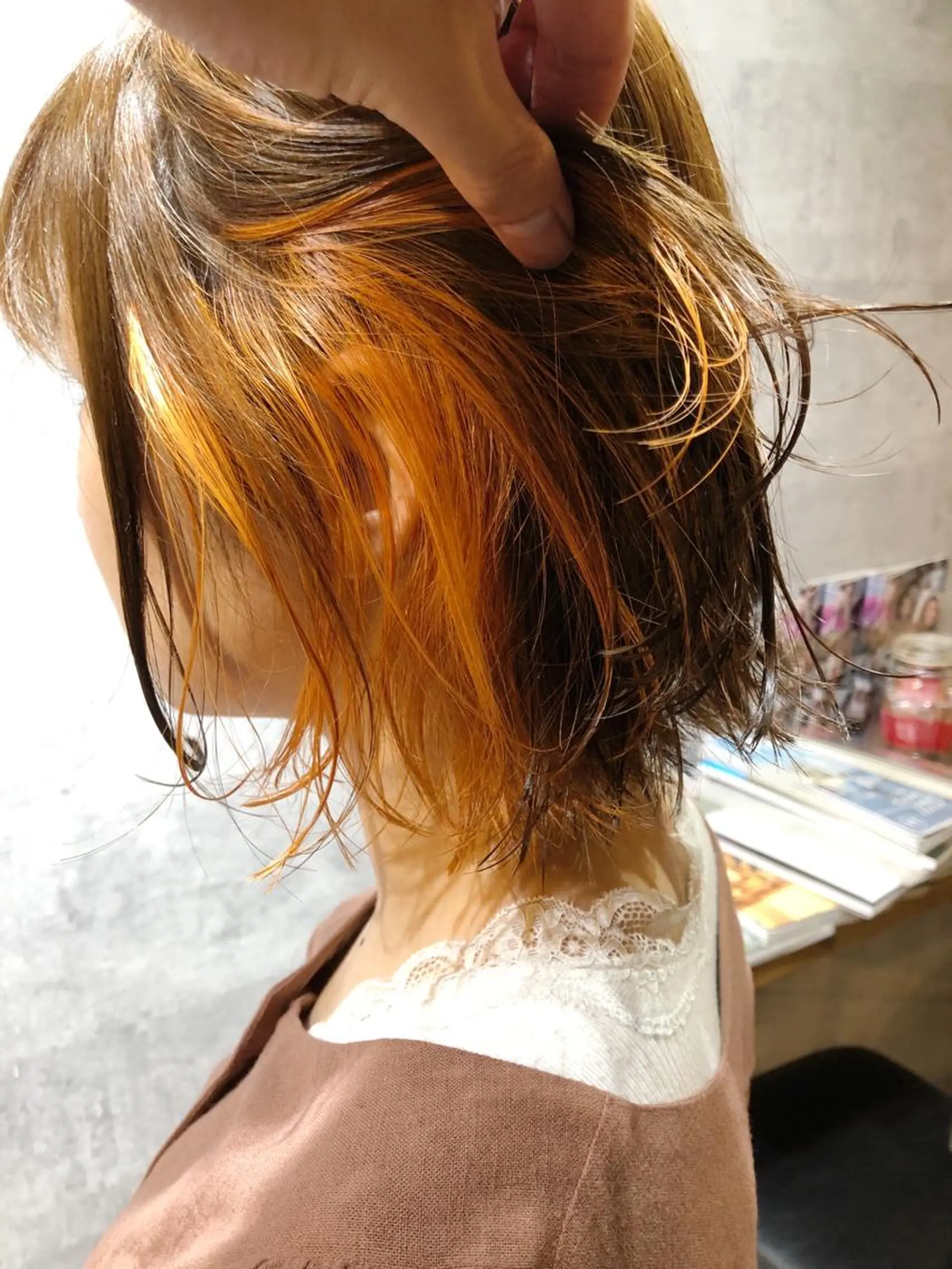 ショート カラー ヘアカラー トリートメント 倉家 聖のヘアスタイル