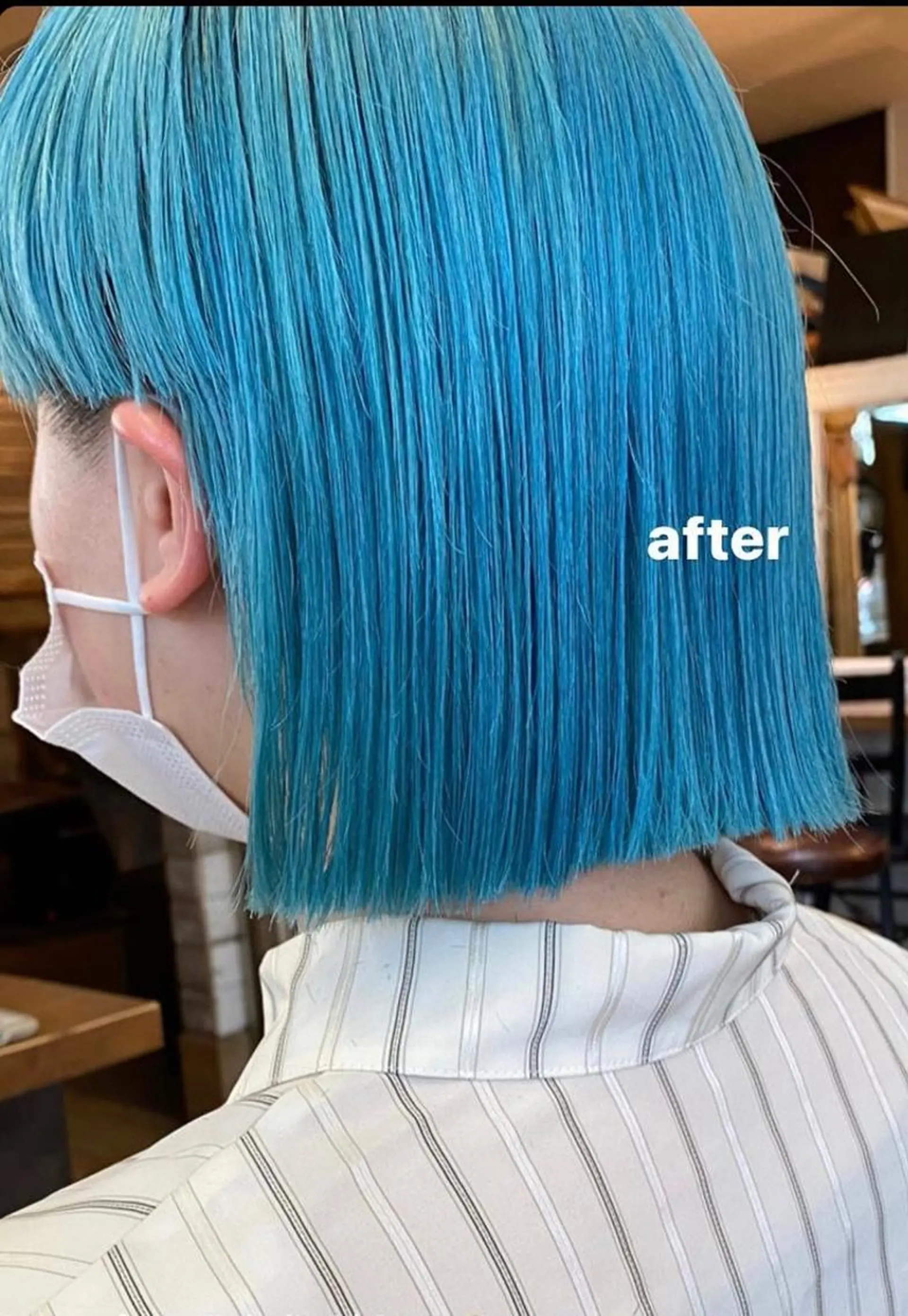 カラー ブルーカラー ヘアカラー heir studio Baretta所属・山本 銀次郎のヘアスタイル