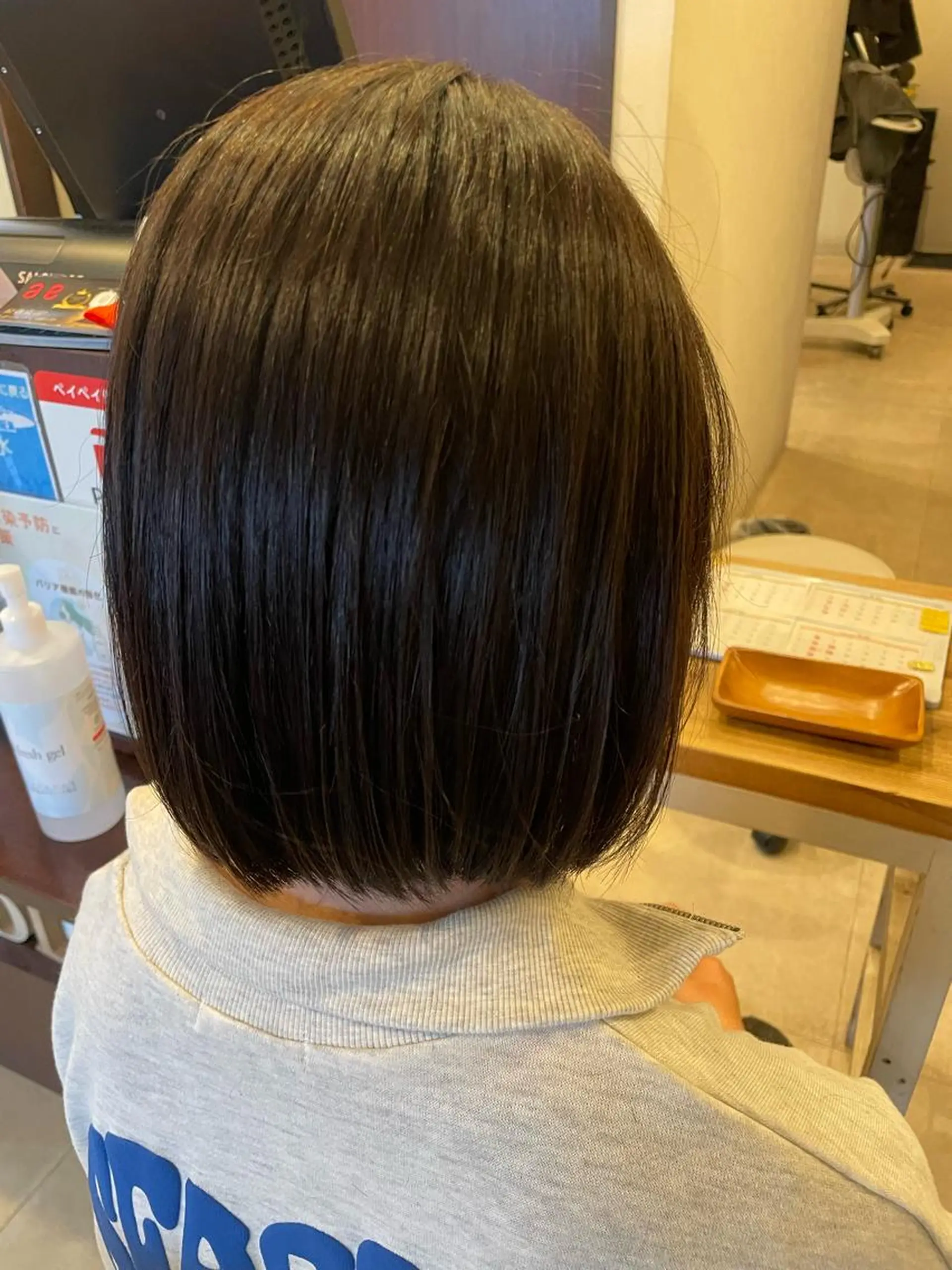 ミディアム ボブ 美容室 Jフィドルファドル所属・わきた かずなのヘアスタイル