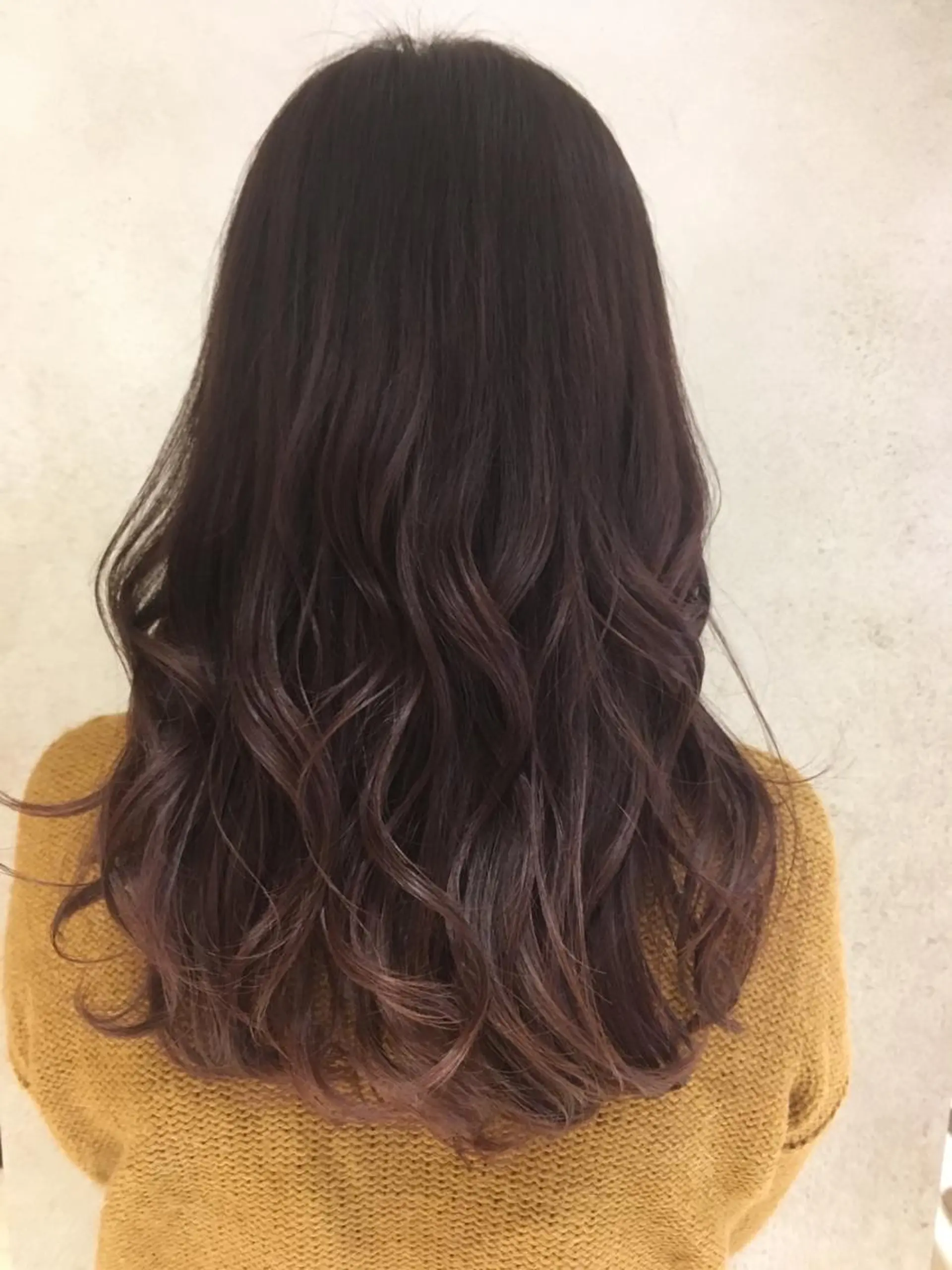 ロング カラー ブラウンカラー カット ヘアカラー Homey Kyoto所属・吉村 絢乃のヘアスタイル