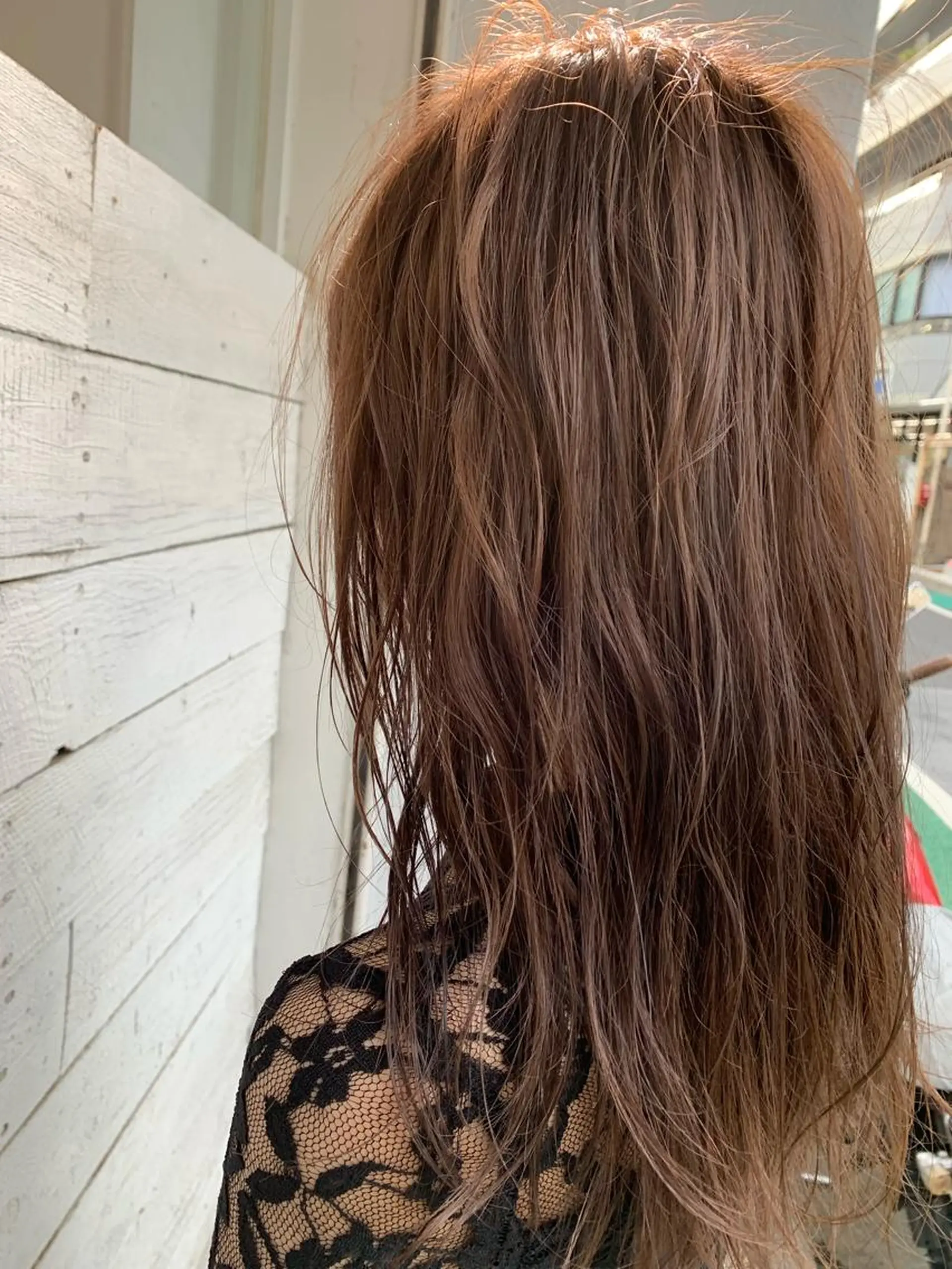 ロング カラー アッシュ ベージュカラー カット ヘアカラー トリートメント パーマ/透明感カラー /ボブ/吉田一生のヘアスタイル