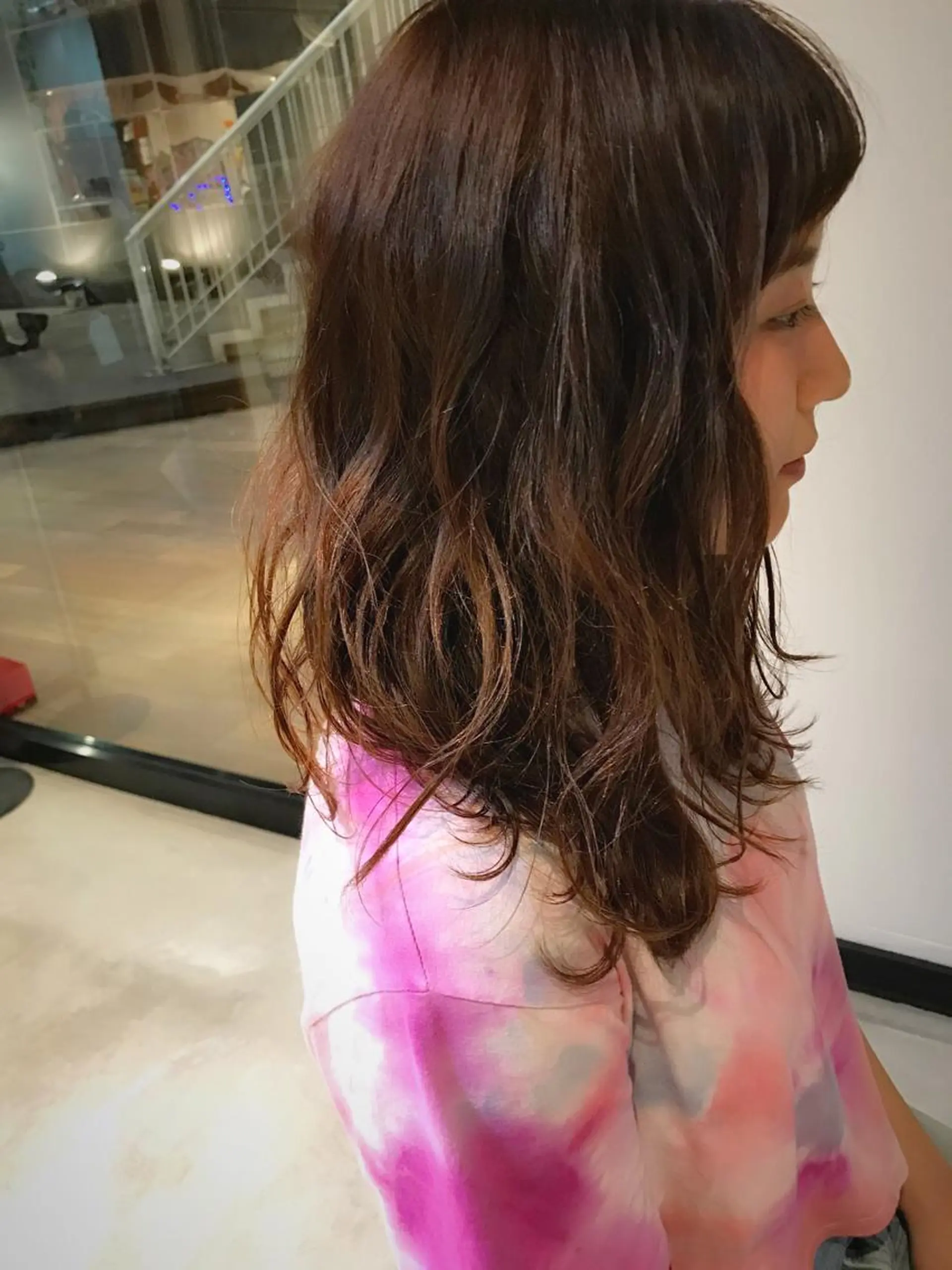 ロング カラー ベージュカラー ラベンダーカラー 松村 崇弘のヘアスタイル