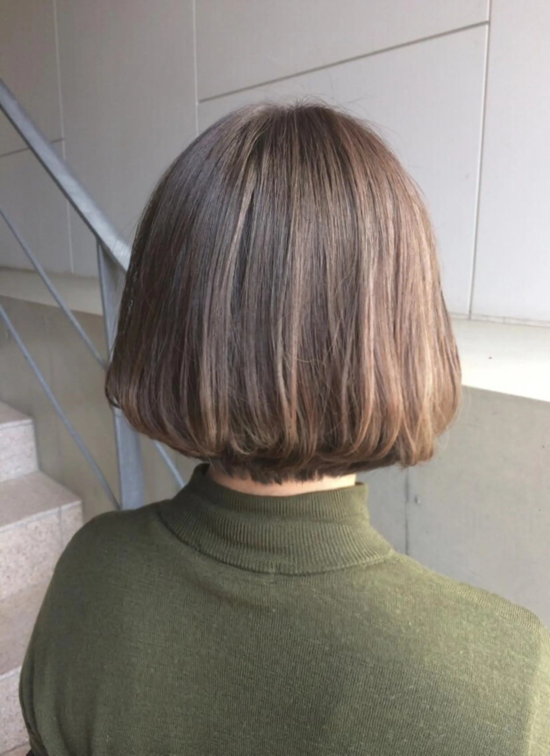 ミディアム カラー パーマ ヘアアレンジ キッズ グレージュ ハイライトカラー ハイライト シェアサロン　salowin所属・✨ブリーチなし透明感 カラー🥇ユースケのヘアスタイル