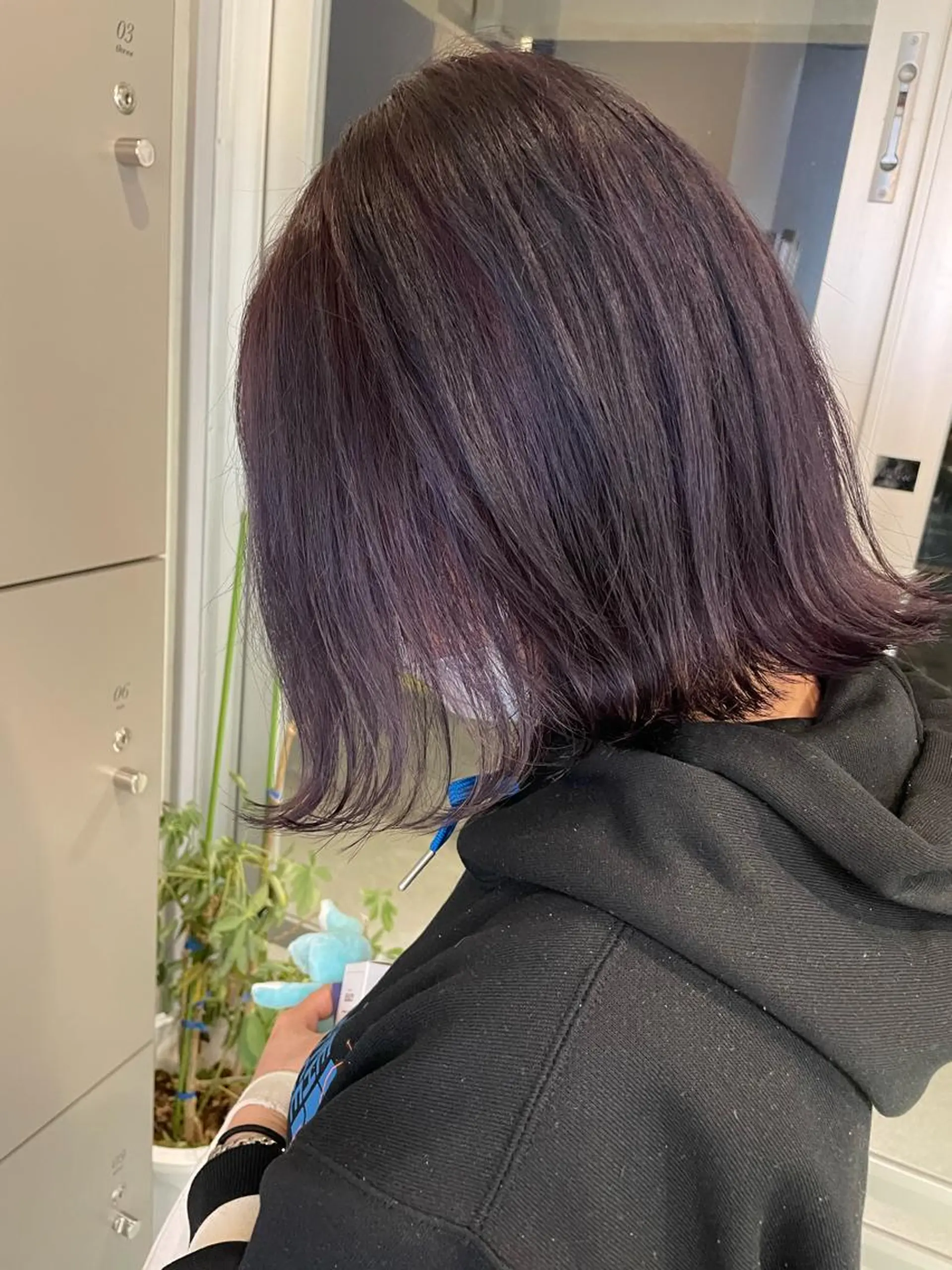 ミディアム 切りっぱなしボブ ショートボブ ミディアムパーマ ミストバング ボブ C’LD hair  produce /シールドヘア所属・モテ髪/ボブ/ショー ト/アダチフウトのヘアスタイル