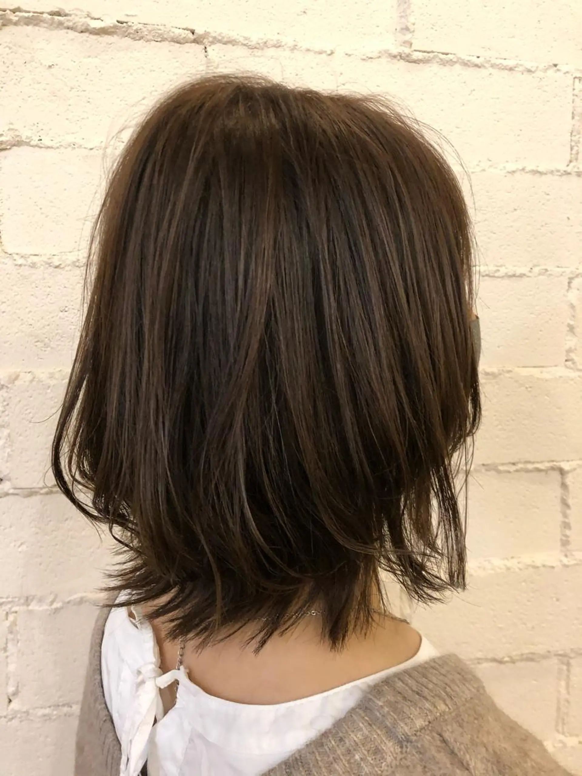 ミディアム カット ヘアカラー トリートメント ヘッドスパ 口コミ評価4.9⭐︎ カワナベ　マサシのヘアスタイル