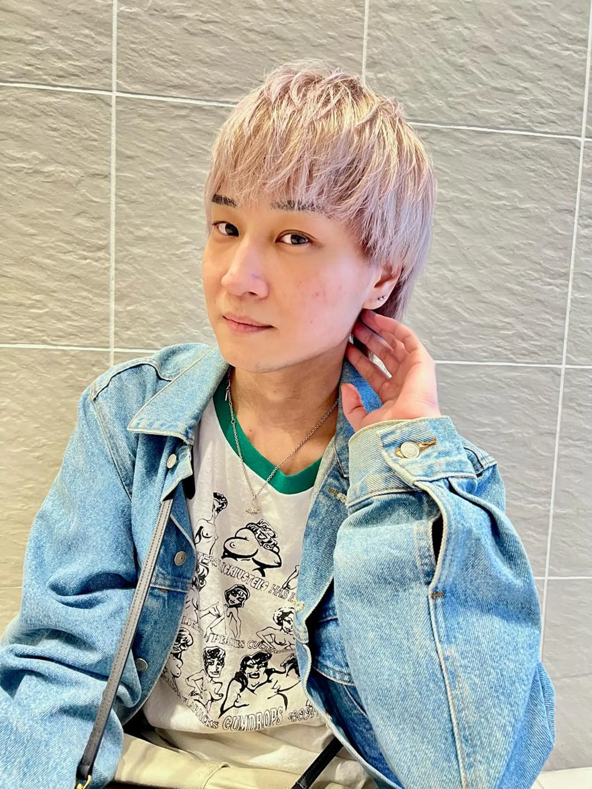 ショート カラー メンズ カット ヘアカラー 宮永 智香のヘアスタイル