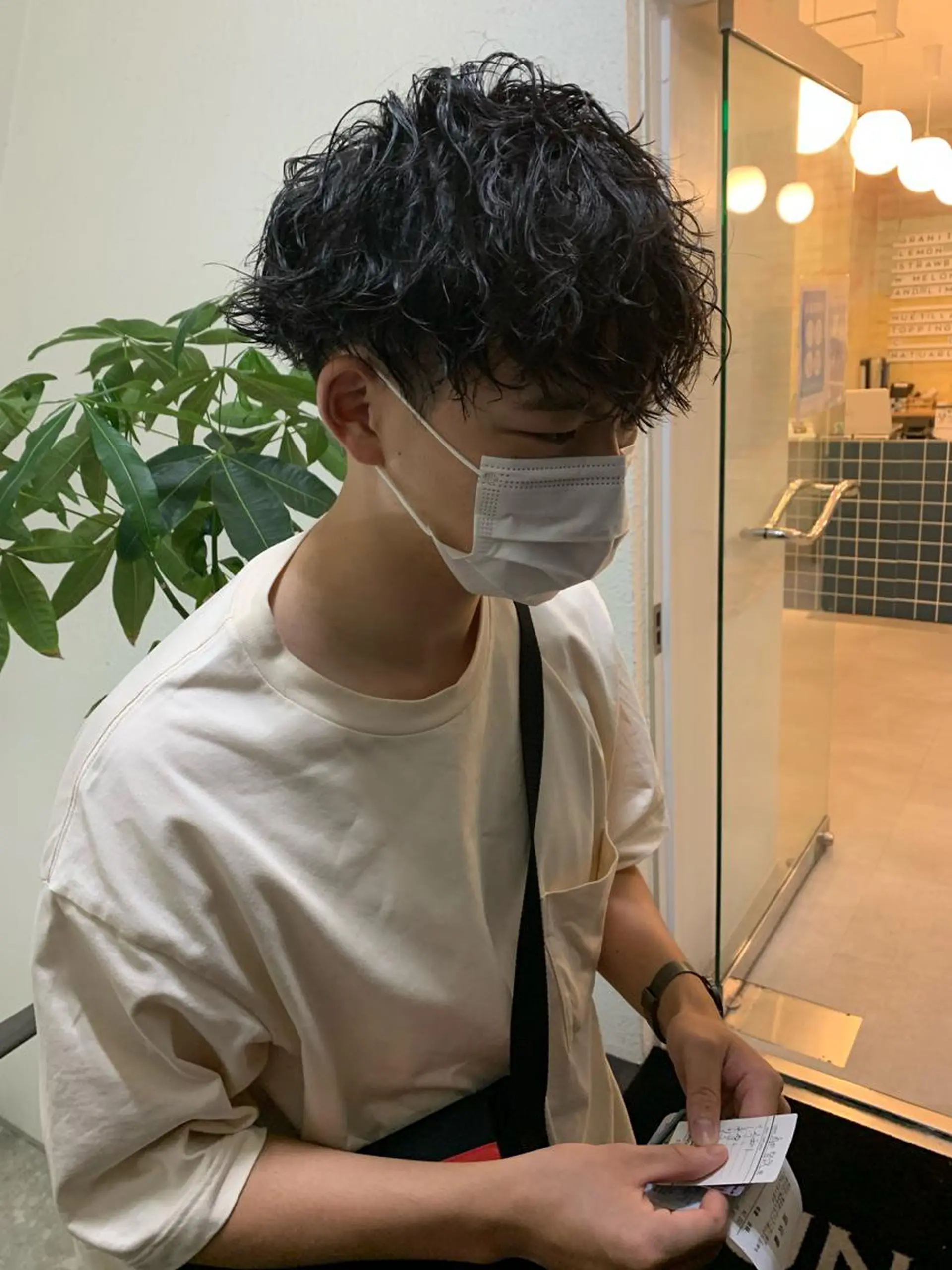 ショート カラー パーマ メンズ カット トリートメント 【S.BROOM】 店長　西川徹のヘアスタイル