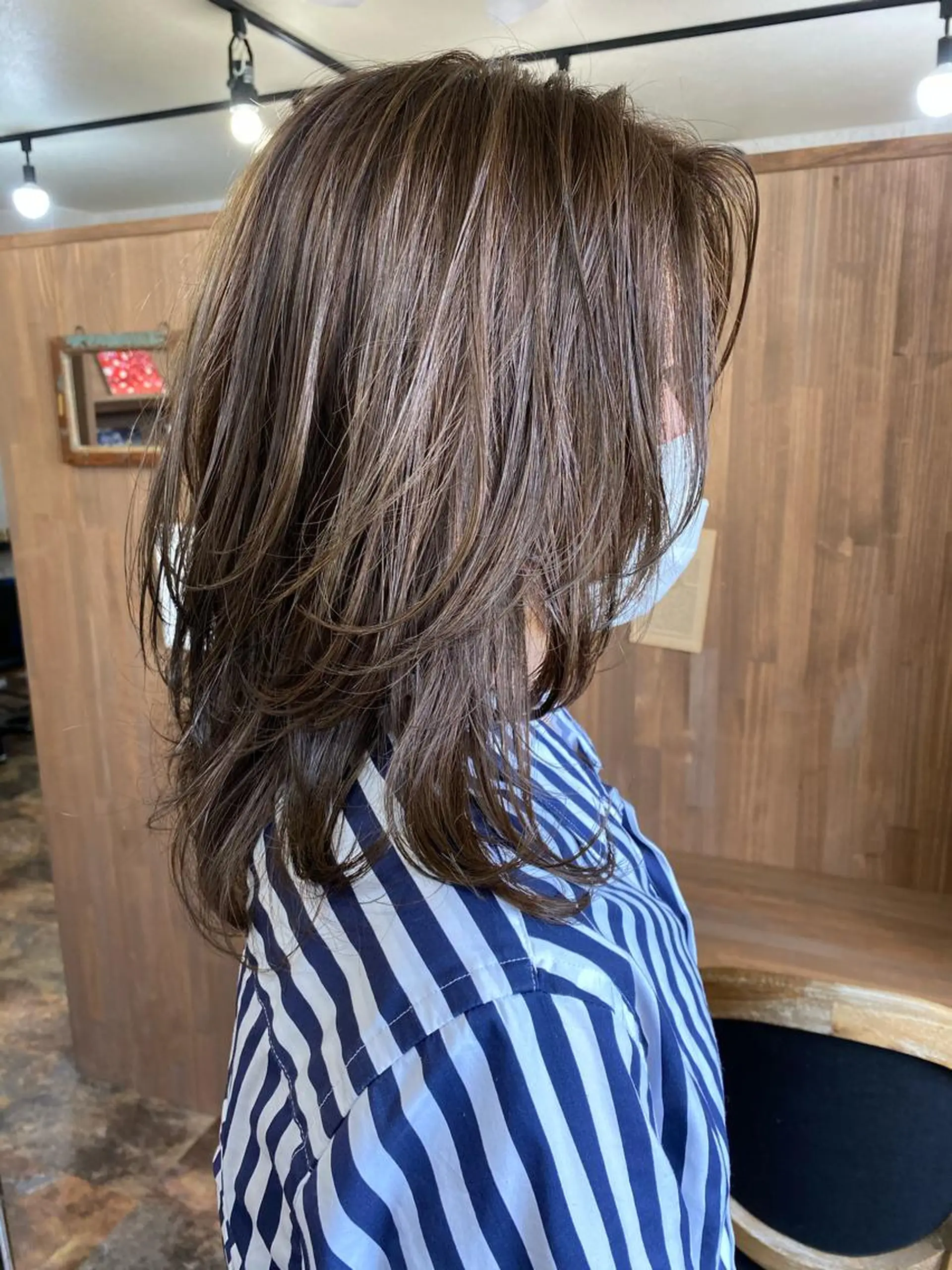 セミロング レイヤーカット カット ヘアカラー トリートメント Day&Night 粋所属・【天神／大名】 Honoka．のヘアスタイル