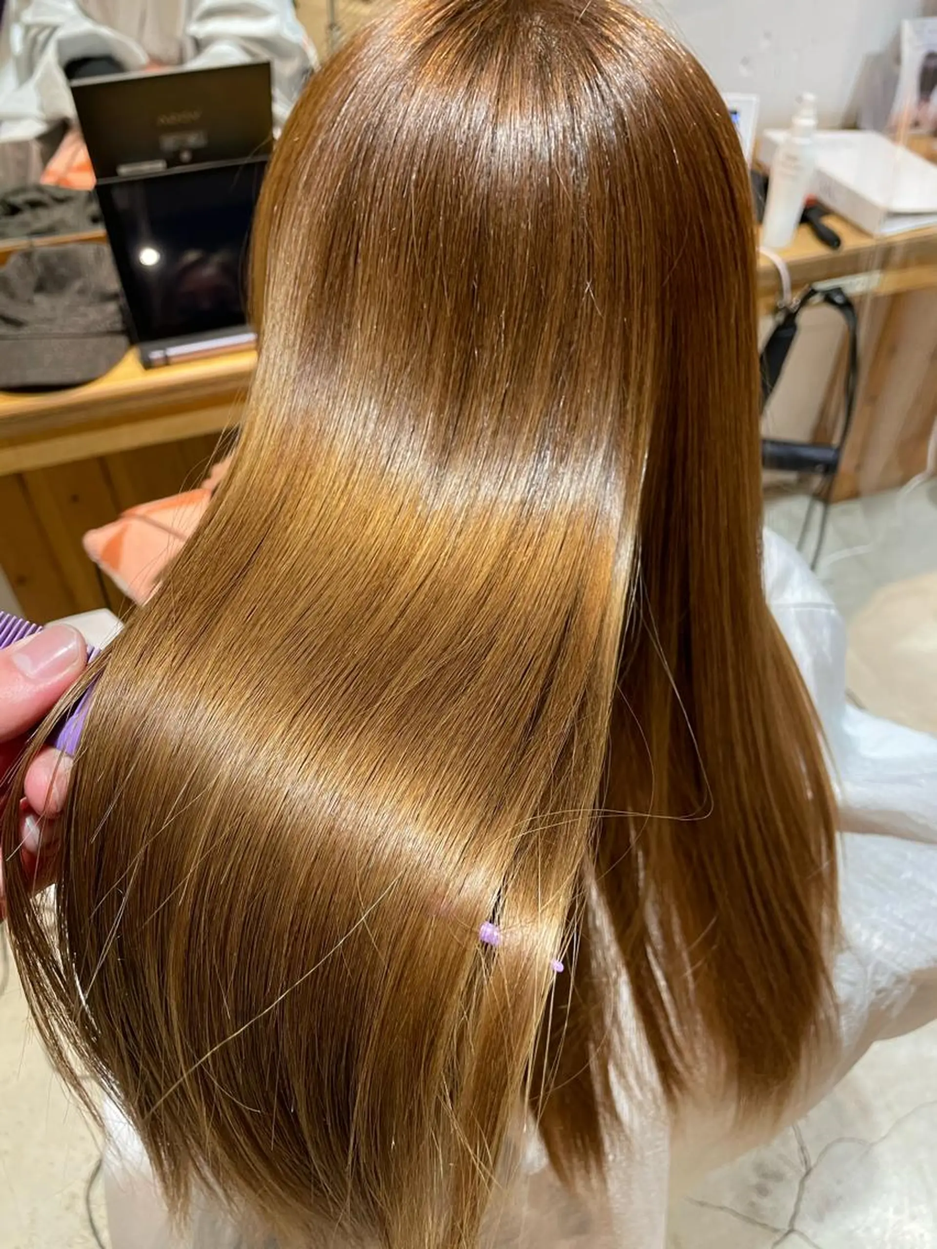 セミロング 👑美髪矯正 SORAのヘアスタイル