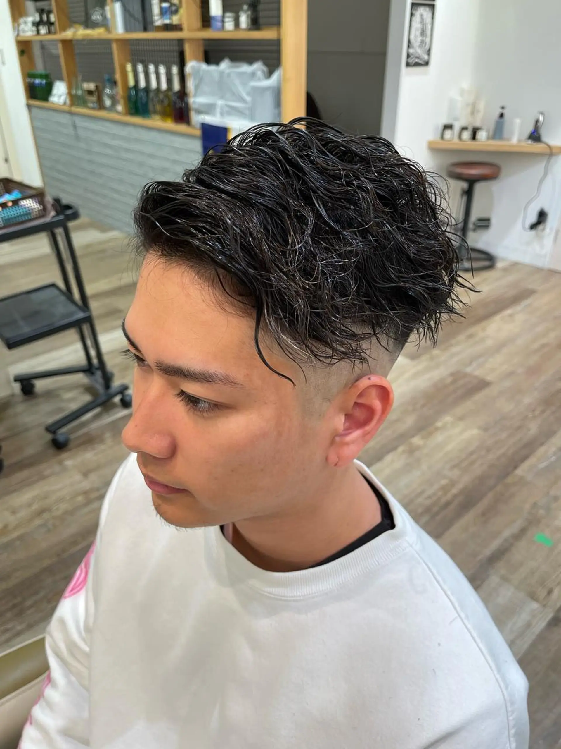 ショート パーマ メンズ カット パーマ メンズパーマ 北原寿樹のヘアスタイル