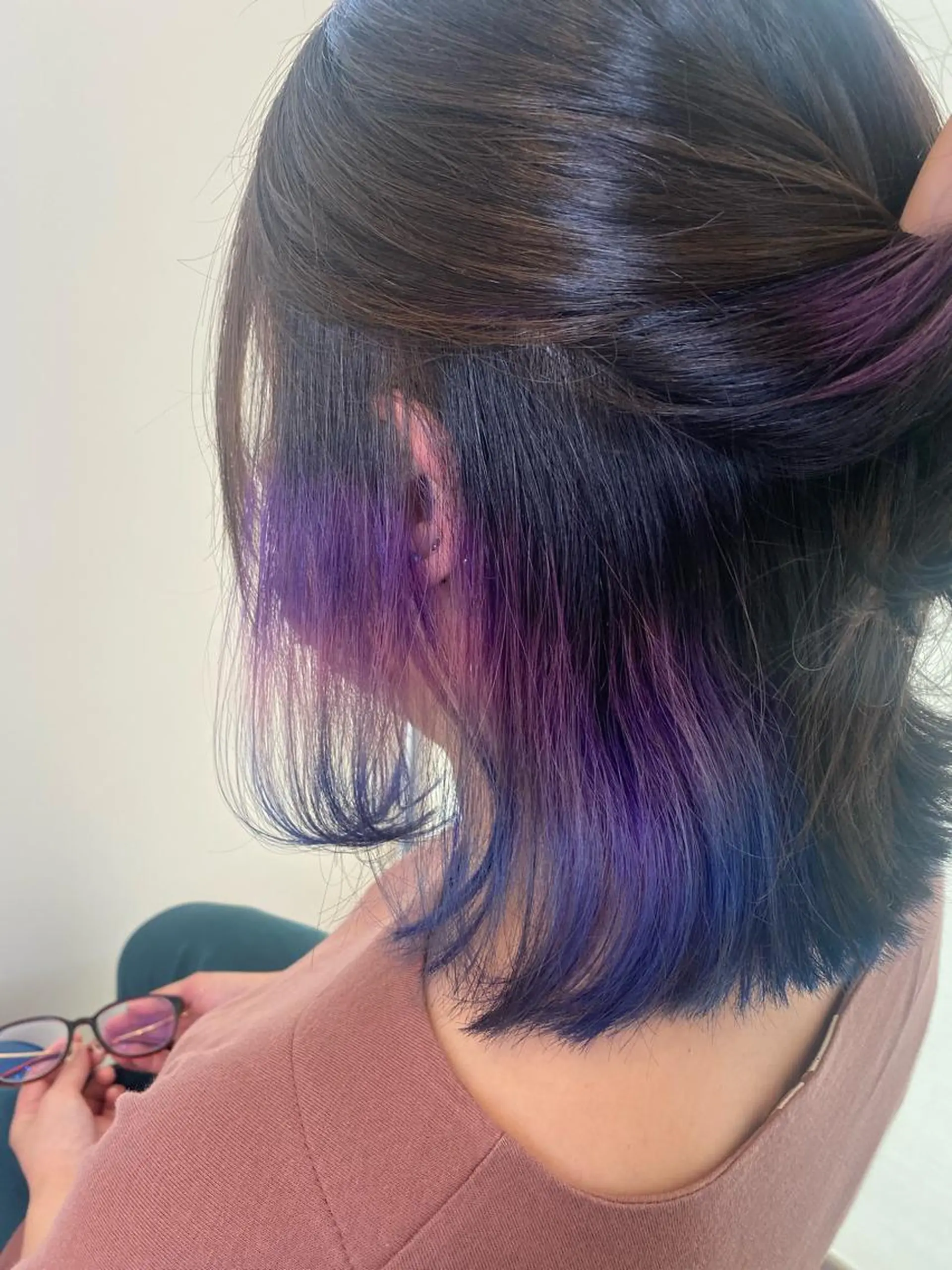 ミディアム カラー カット ヘアカラー トリートメント ✴︎ヒラガカナ✴︎ ECLAT HAIRのヘアスタイル