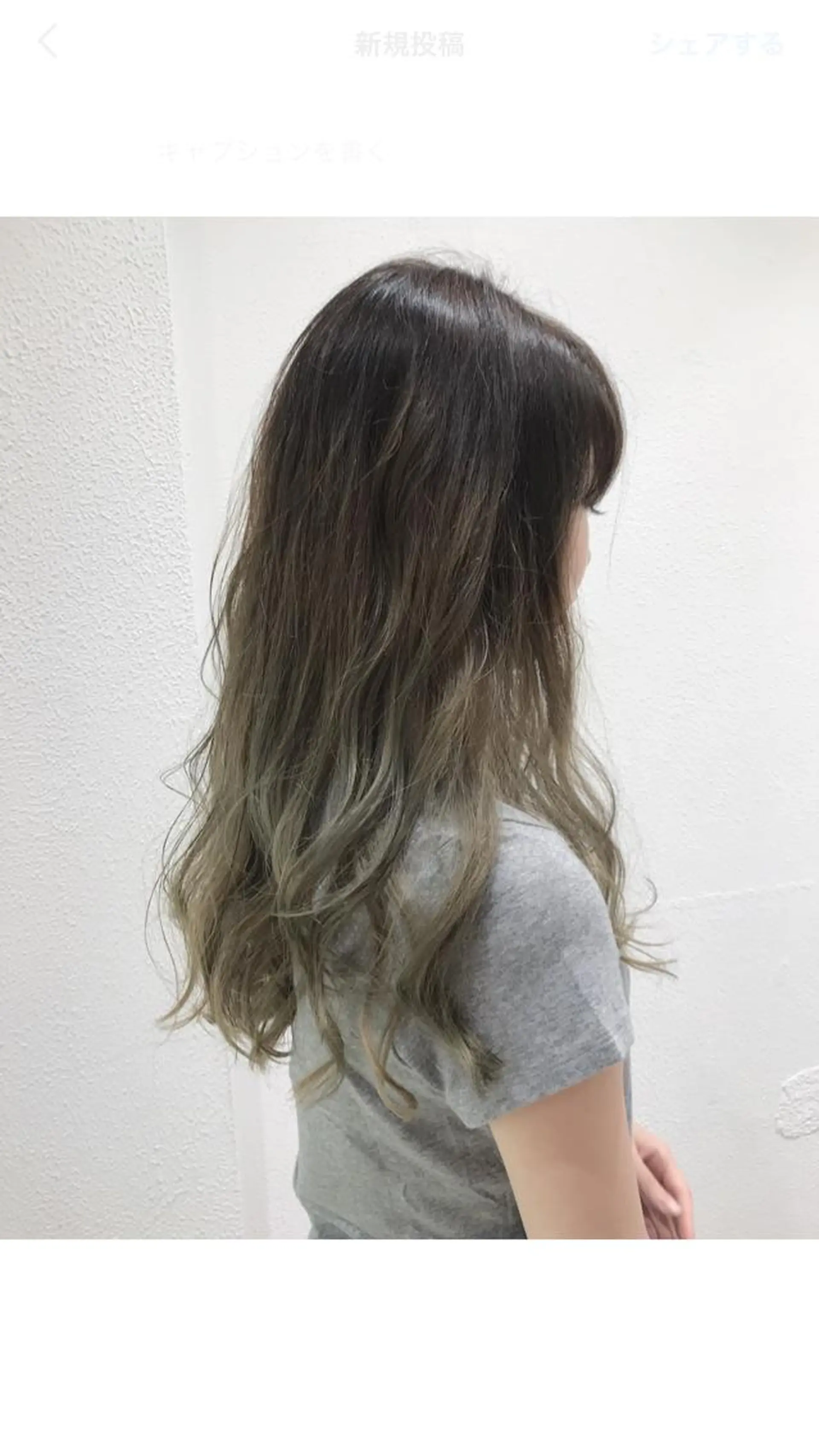 ロング カラー グラデーションカラー ヘアカラー トリートメント ウエモト タク ショート/レイヤーのヘアスタイル