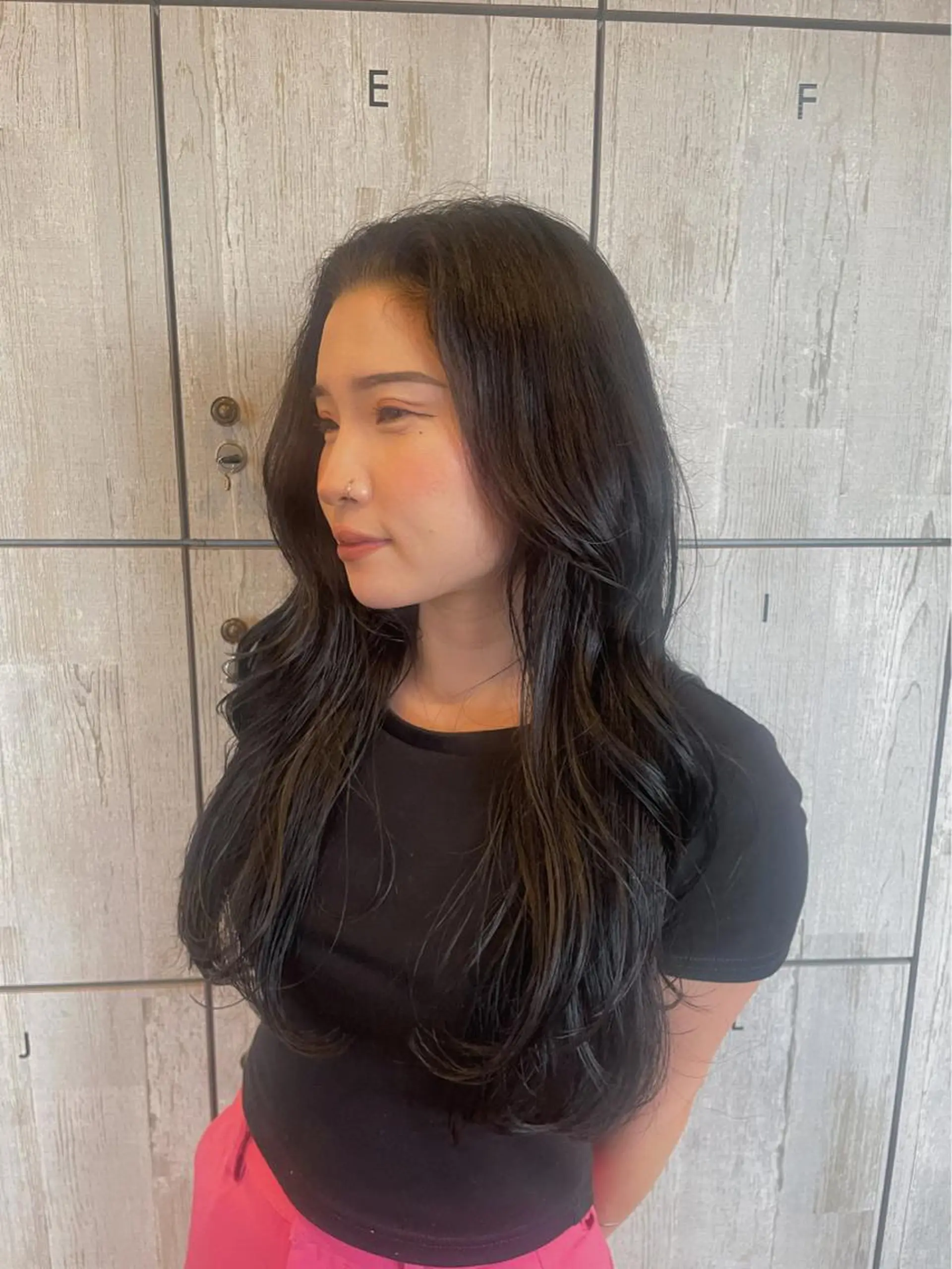 ロング カット ひなた 艶カラー/渋谷のヘアスタイル