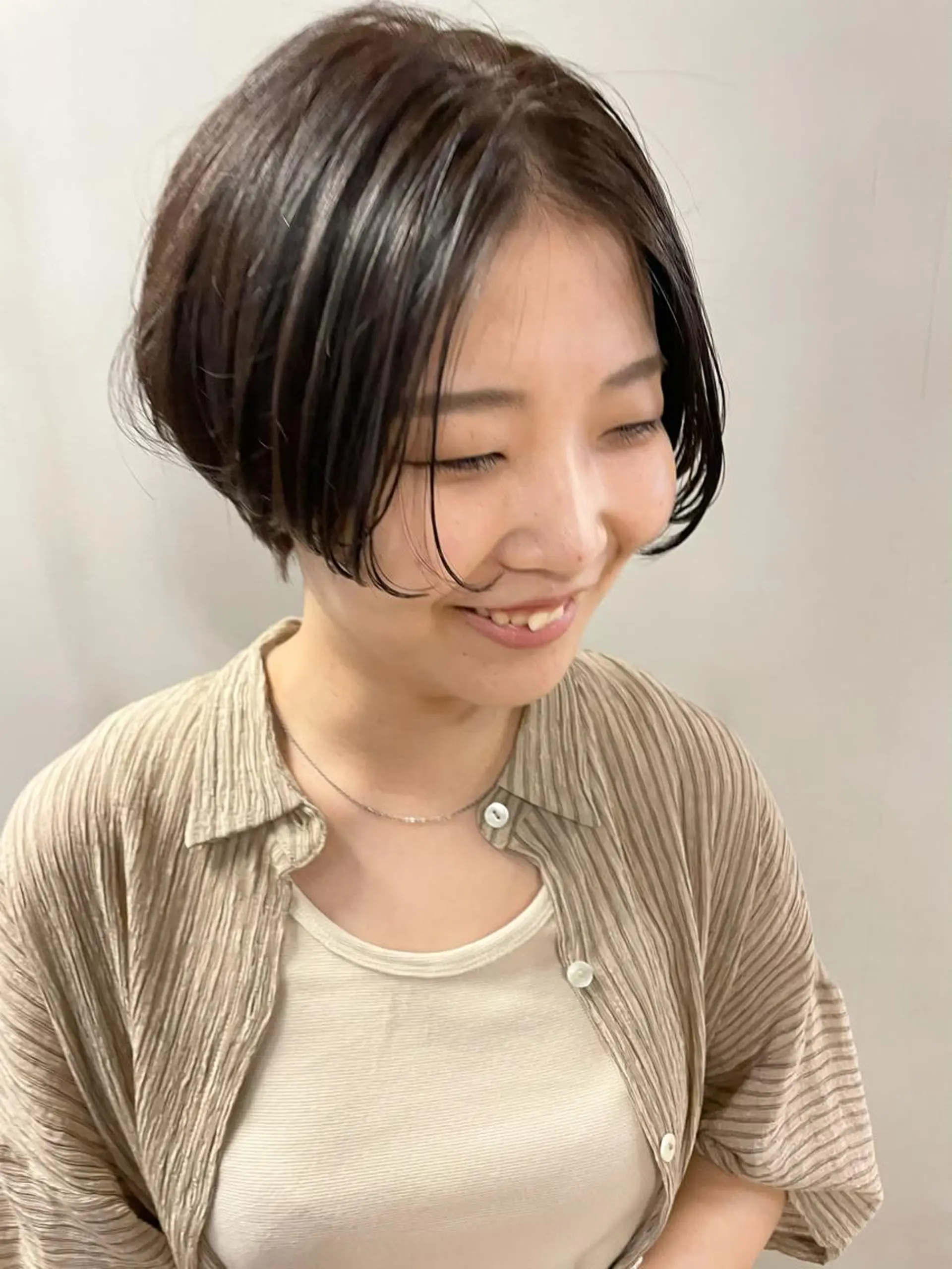 ショート カラー パーマ ヘアアレンジ メンズ キッズ ネイル マツエク・マツパ ハンサムショート ショートヘア ショートネイル カット ヘアカラー トリートメント tatsumi/ボブ ウルフ/レイヤーのヘアスタイル