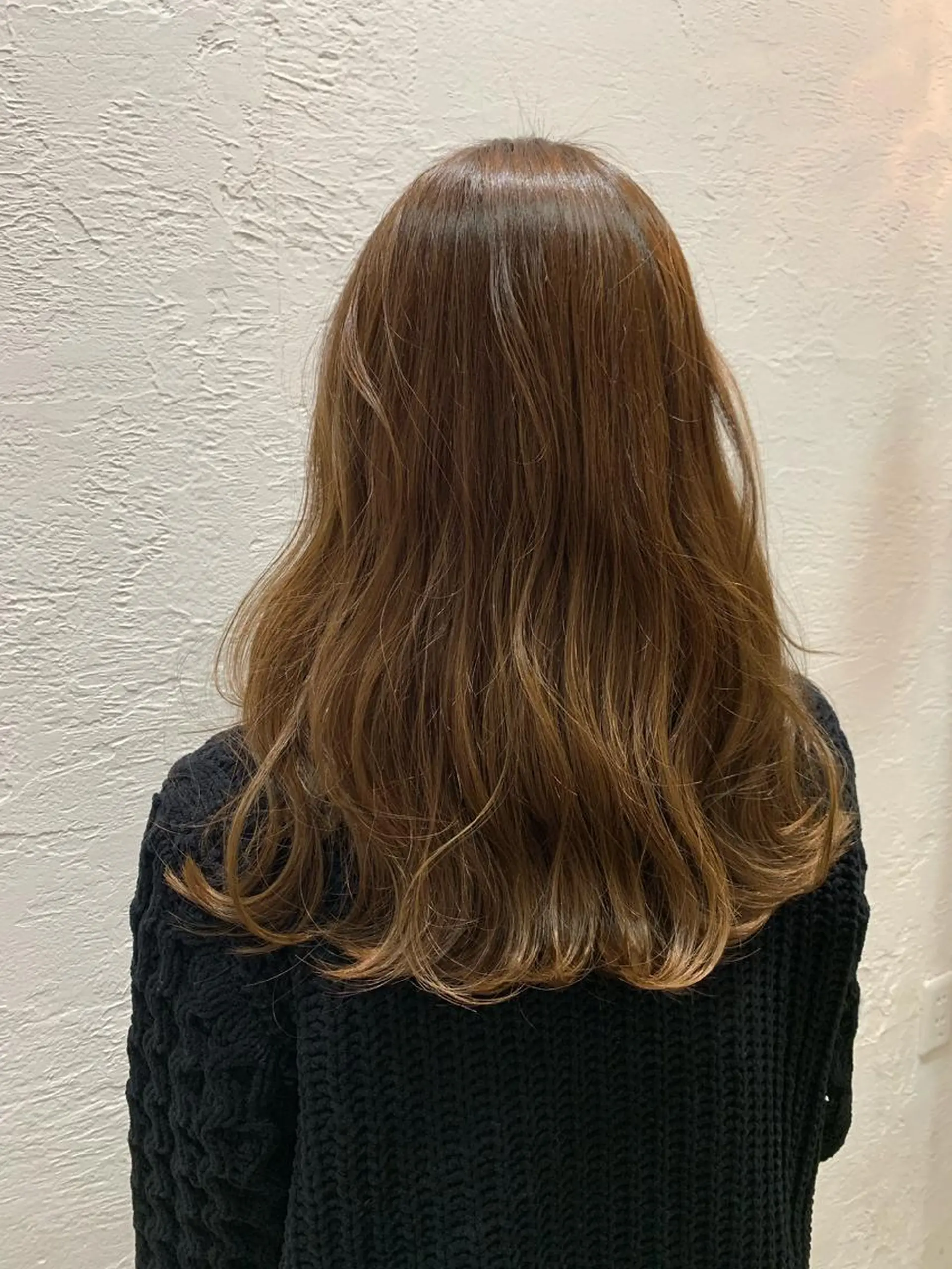 ロング カラー カット ヘアカラー タナカ マナミのヘアスタイル
