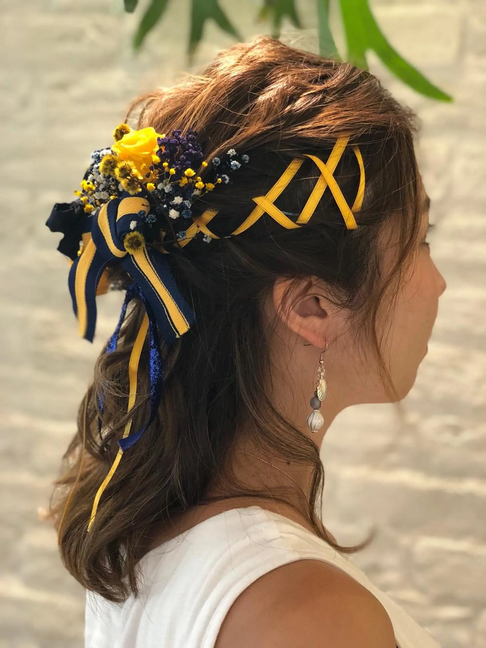 ミディアム ヘアアレンジ 渡辺 加菜子のヘアスタイル