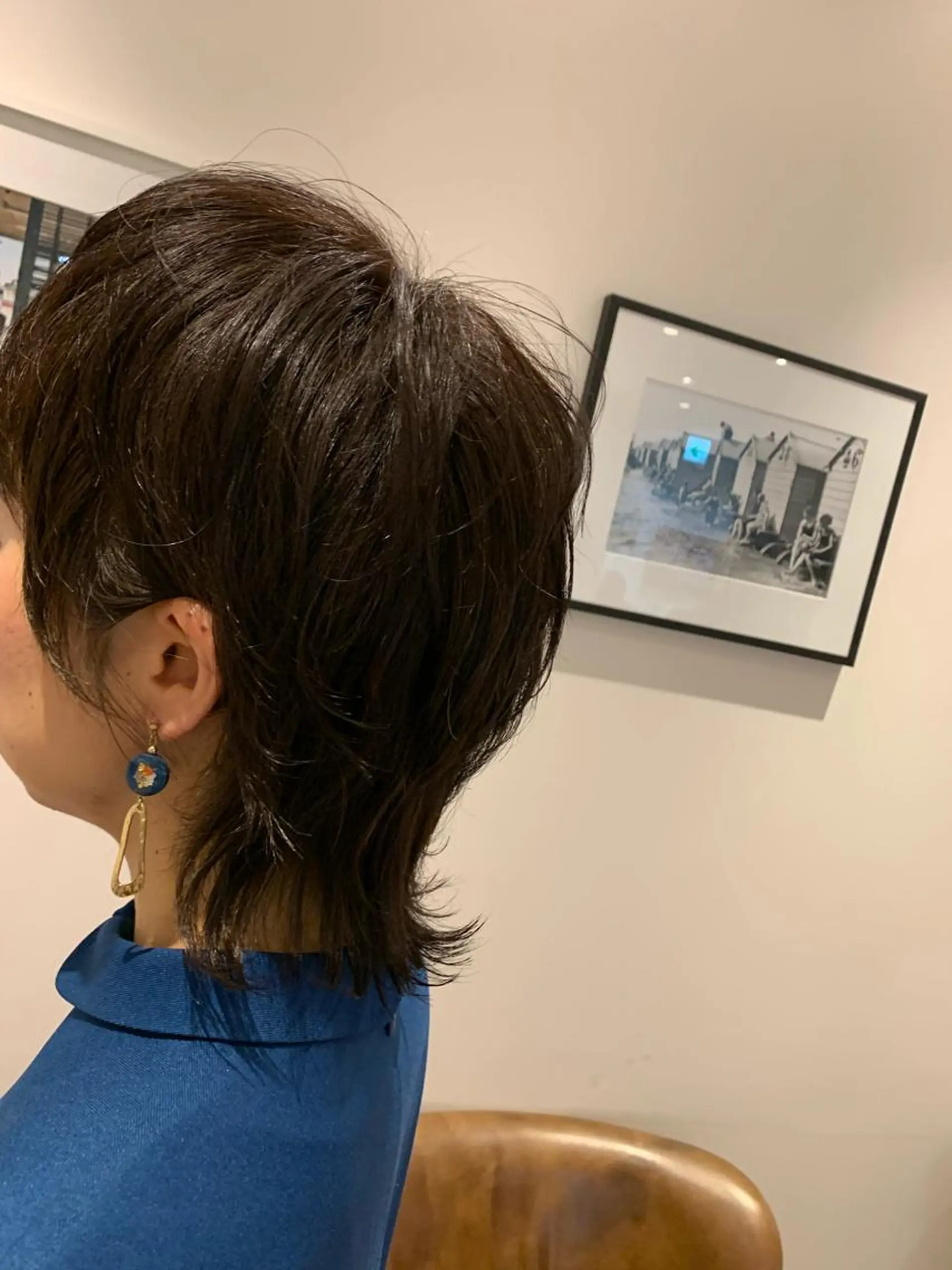 ショート カラー ウルフカット Lolonois梅田 /Okazaki:)のヘアスタイル