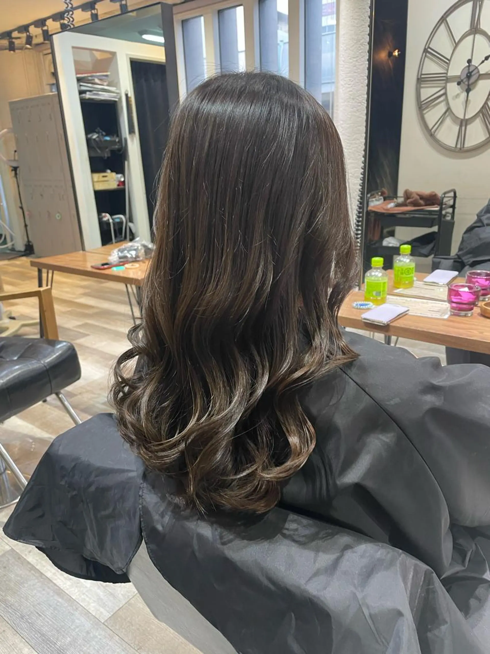 ロング カラー グレージュ カット ヘアカラー トリートメント ACROあべの店所属・艶カラー/インナー /グラデ/大西小百合のヘアスタイル