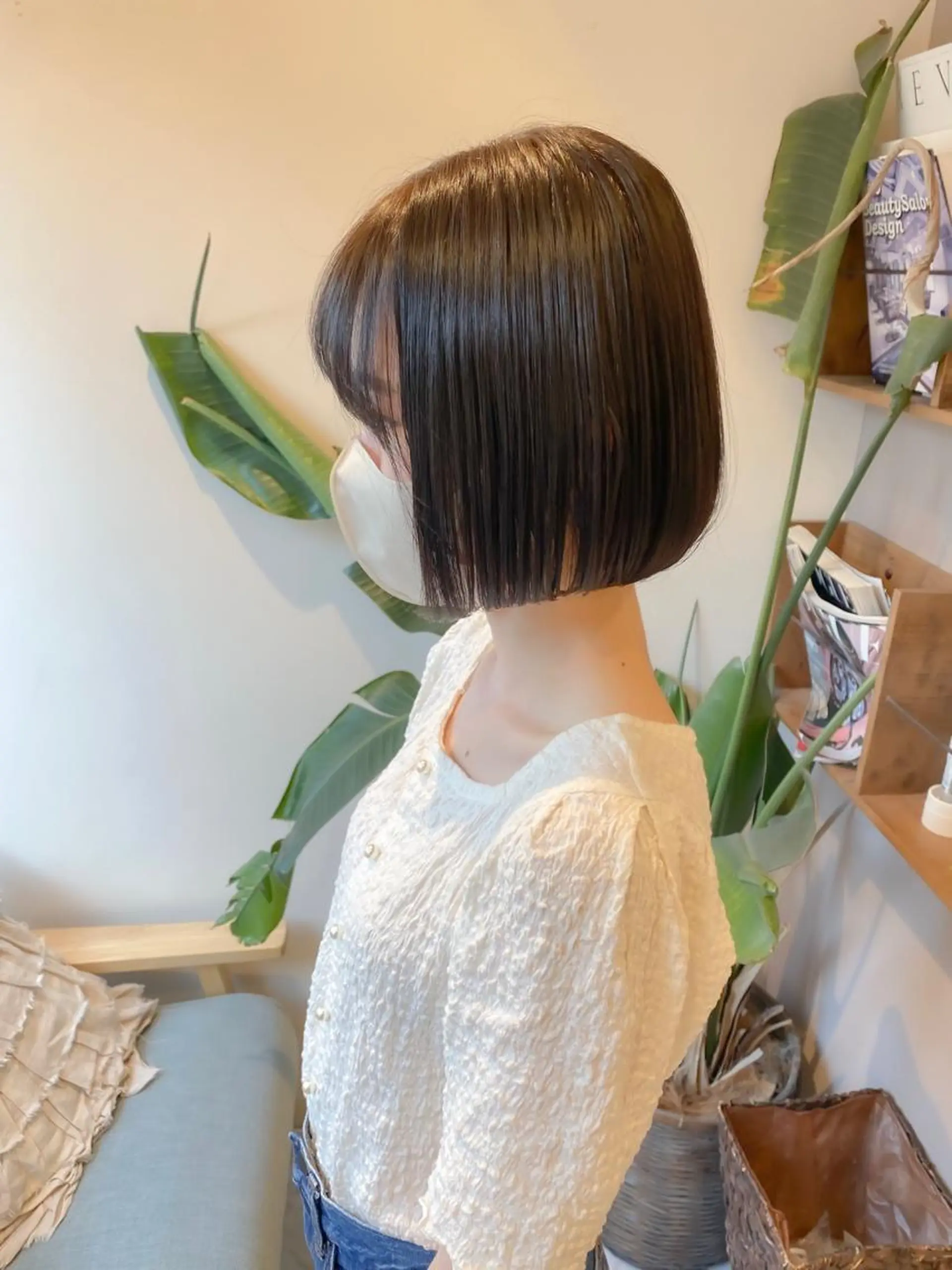 ショート カット トリートメント ボブ韓国風レイヤー 錦糸町/畠中ケントのヘアスタイル