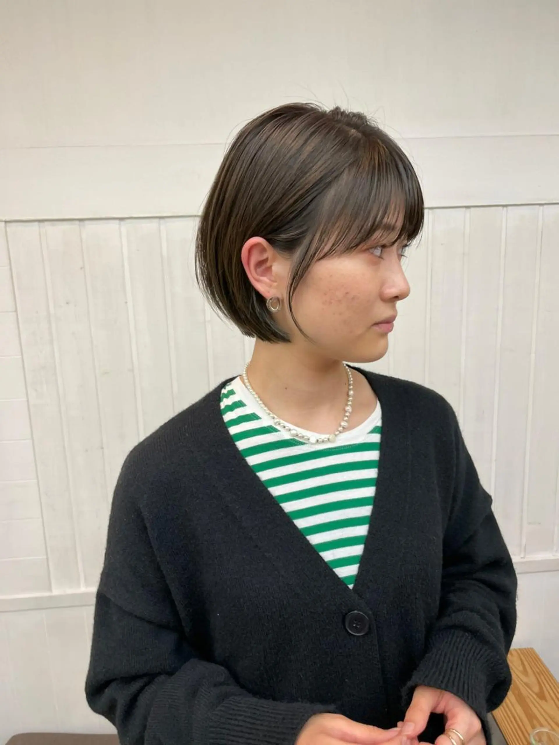 パーマ カラー セミロング セミロングパーマ バレイヤージュ ブリーチ ケアブリーチ デザインカラー カット ヘアカラー トリートメント 初めでも安心🌟 newi町田✂のヘアスタイル