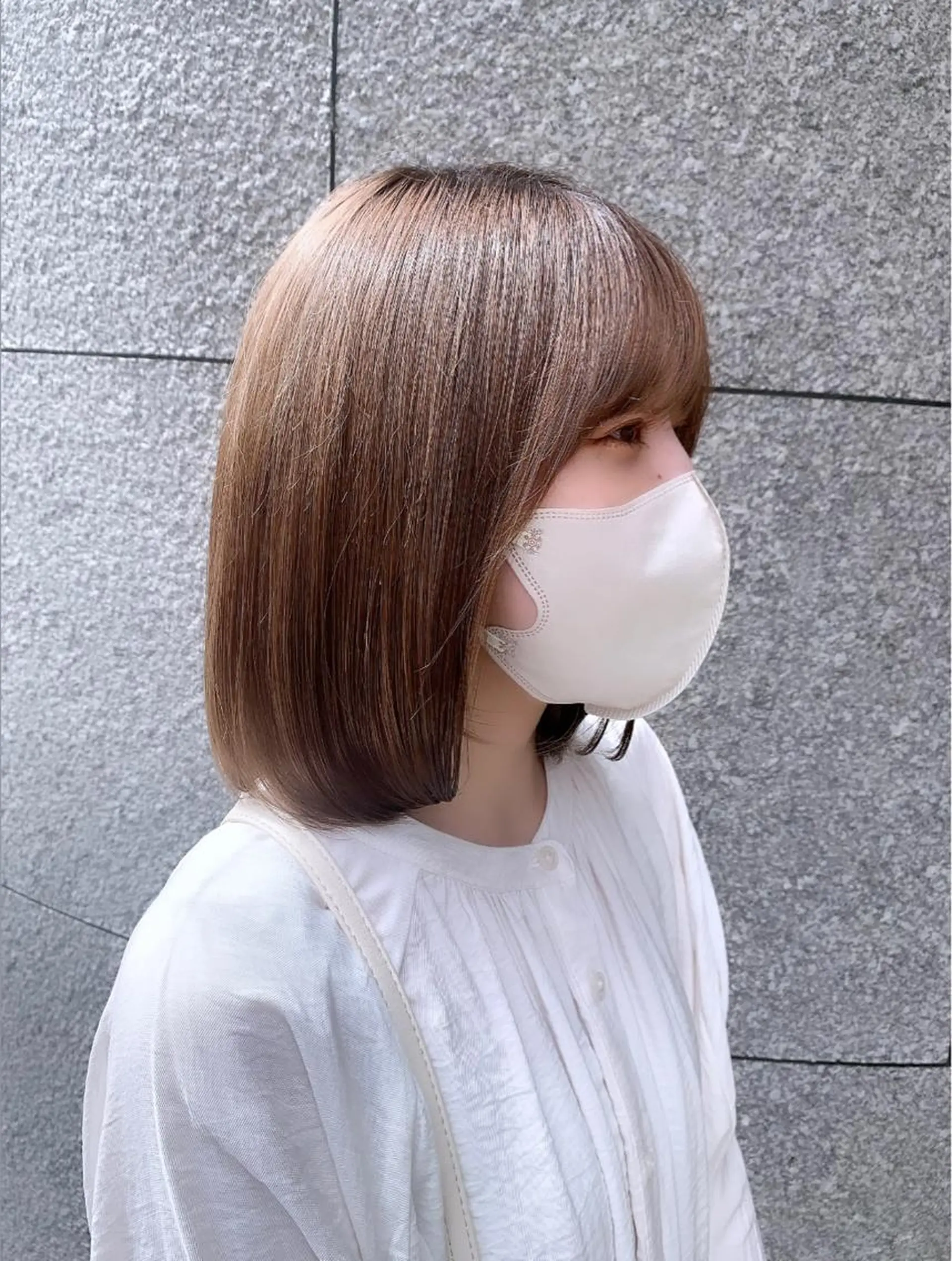 カラー ブラウンカラー ハピネス所属・川本 真鈴のヘアスタイル