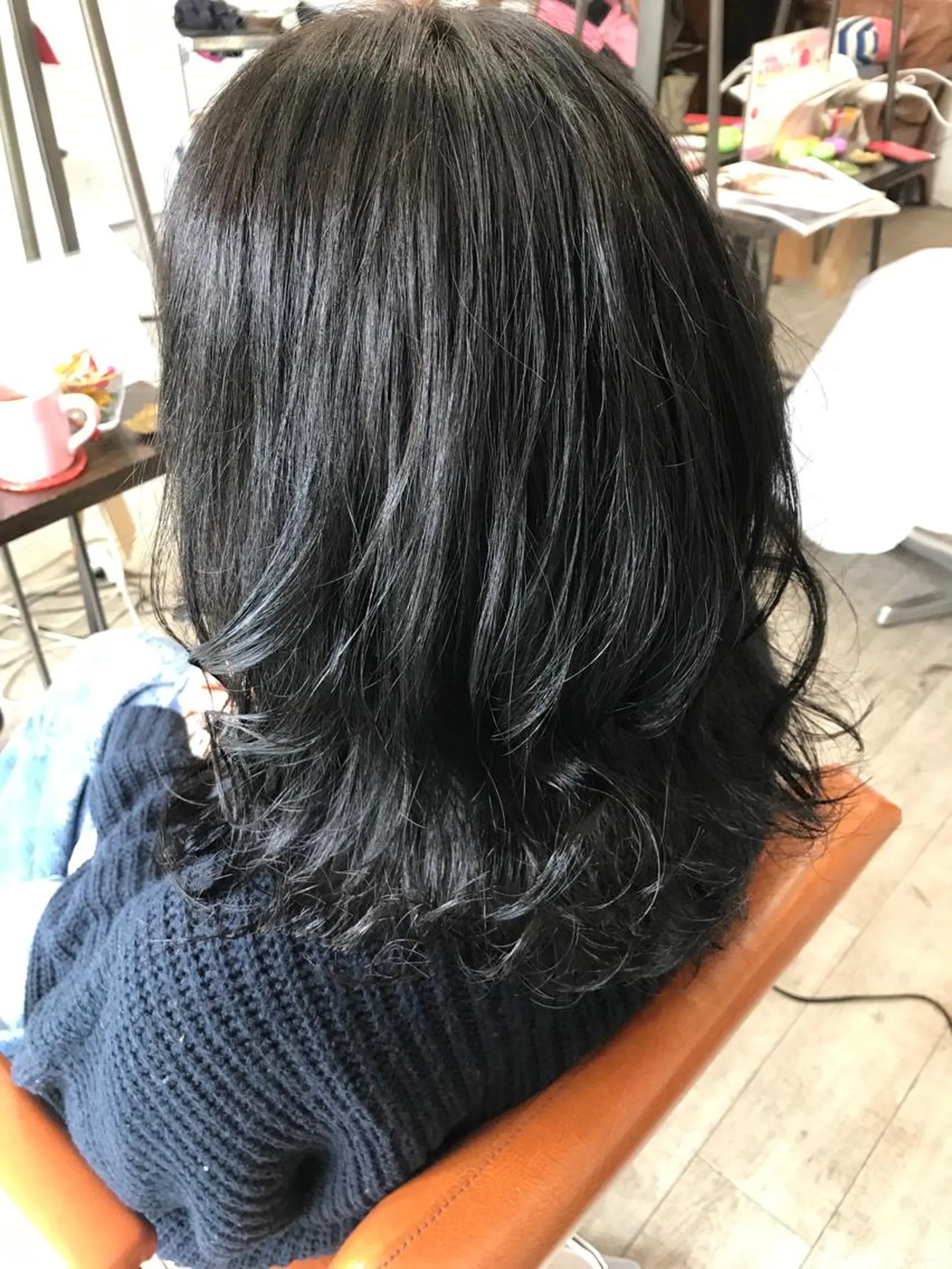 ミディアム カラー ヘアカラー トリートメント ヘッドスパ トップスタイリスト Yamato.hのヘアスタイル