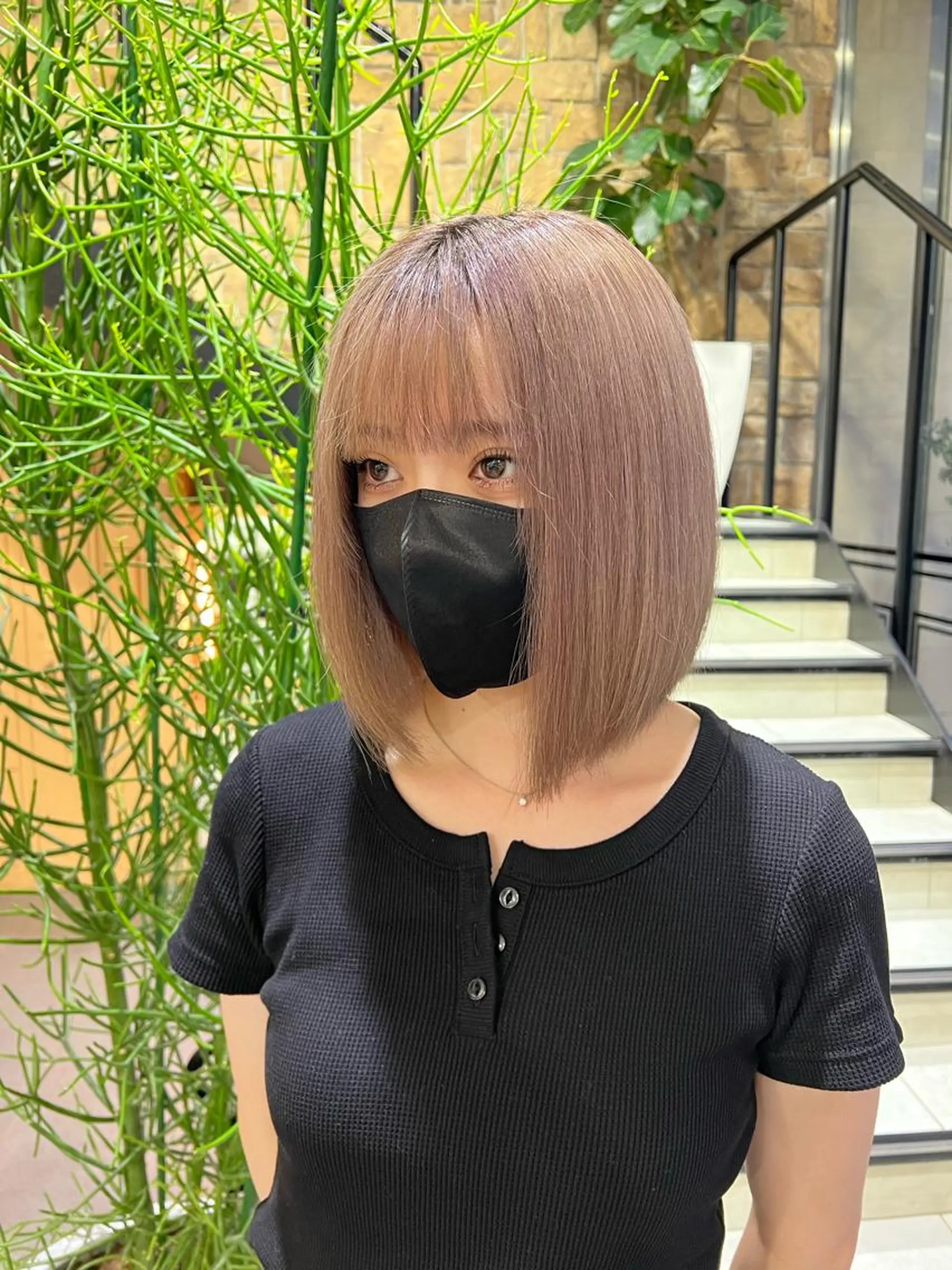 ショート 韓国ネイル🤎 ワンホン🩷くれはのネイルデザイン