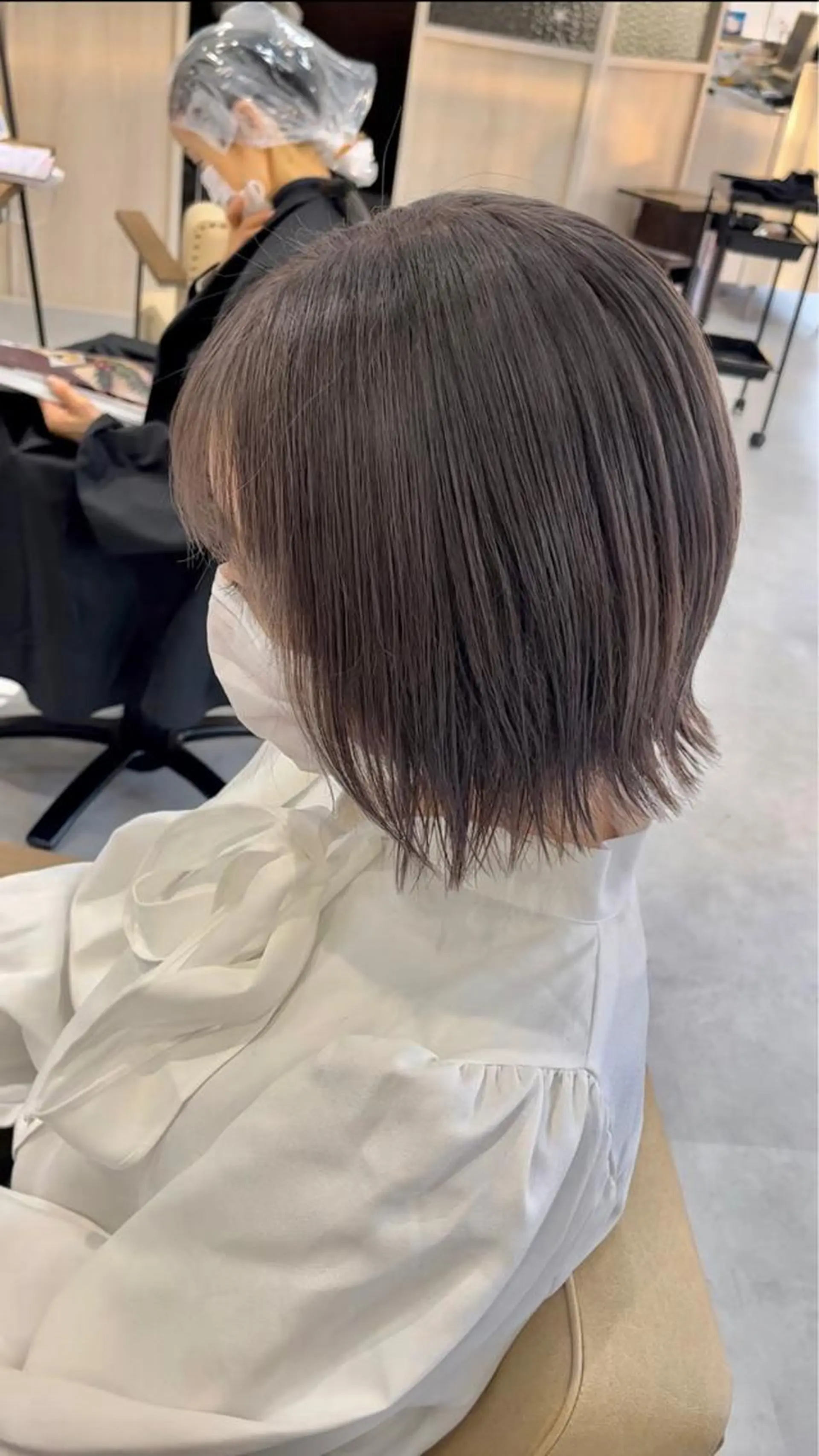 ショート 縮毛矯正/髪質改善 斉藤春のヘアスタイル