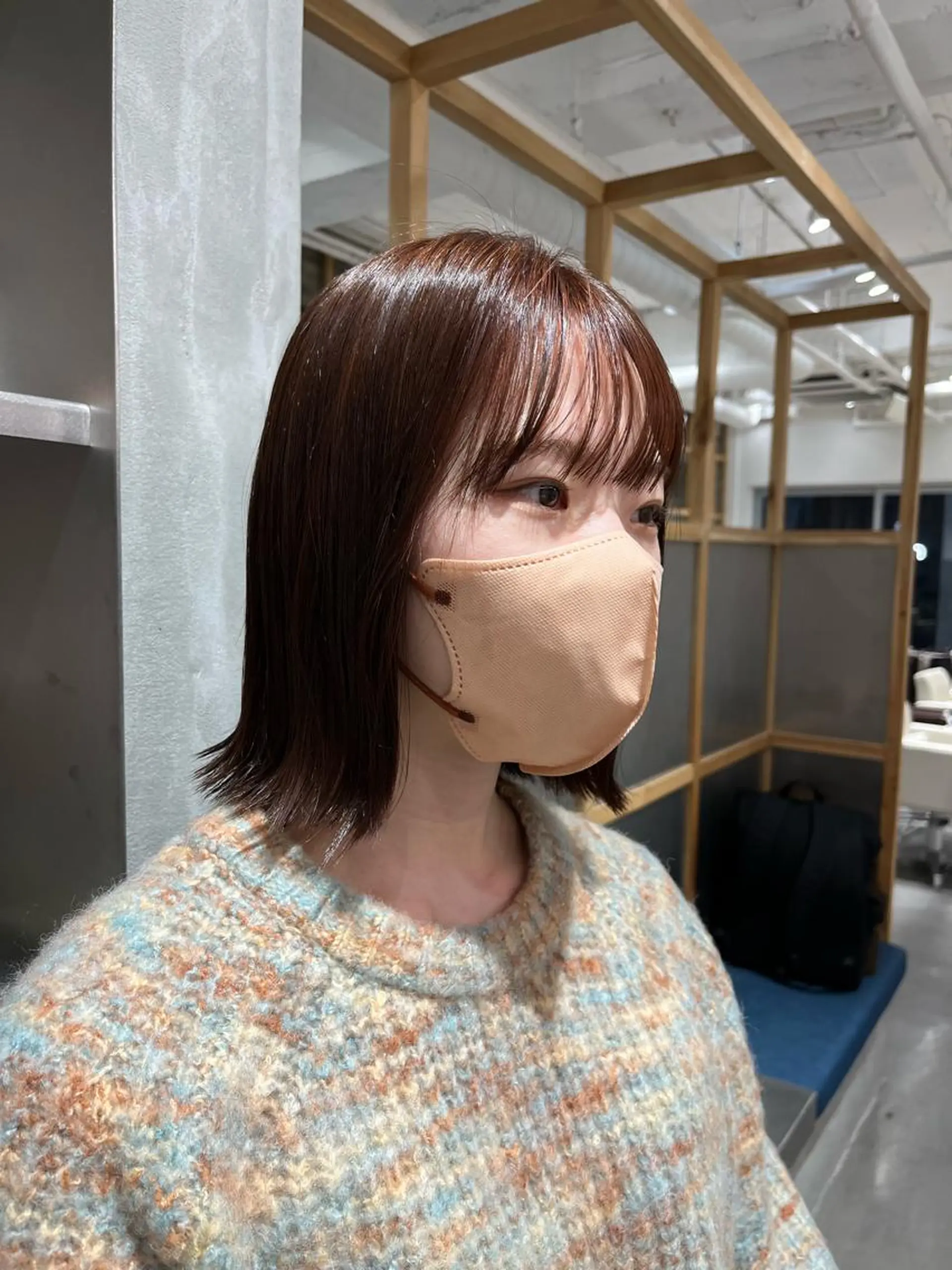 カラー MINX The pass所属・透明感ケアカラー/ レイヤー/ryokaのヘアスタイル