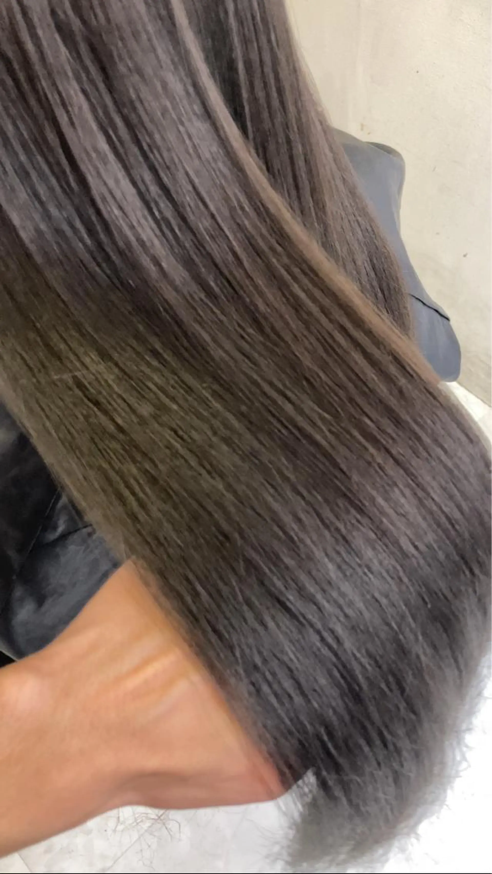 セミロング 髪質改善 トリートメント トリートメント ヘッドスパ ヘアセット 上野/駅近　徒歩5分 /ハイトーン/えみるのヘアスタイル