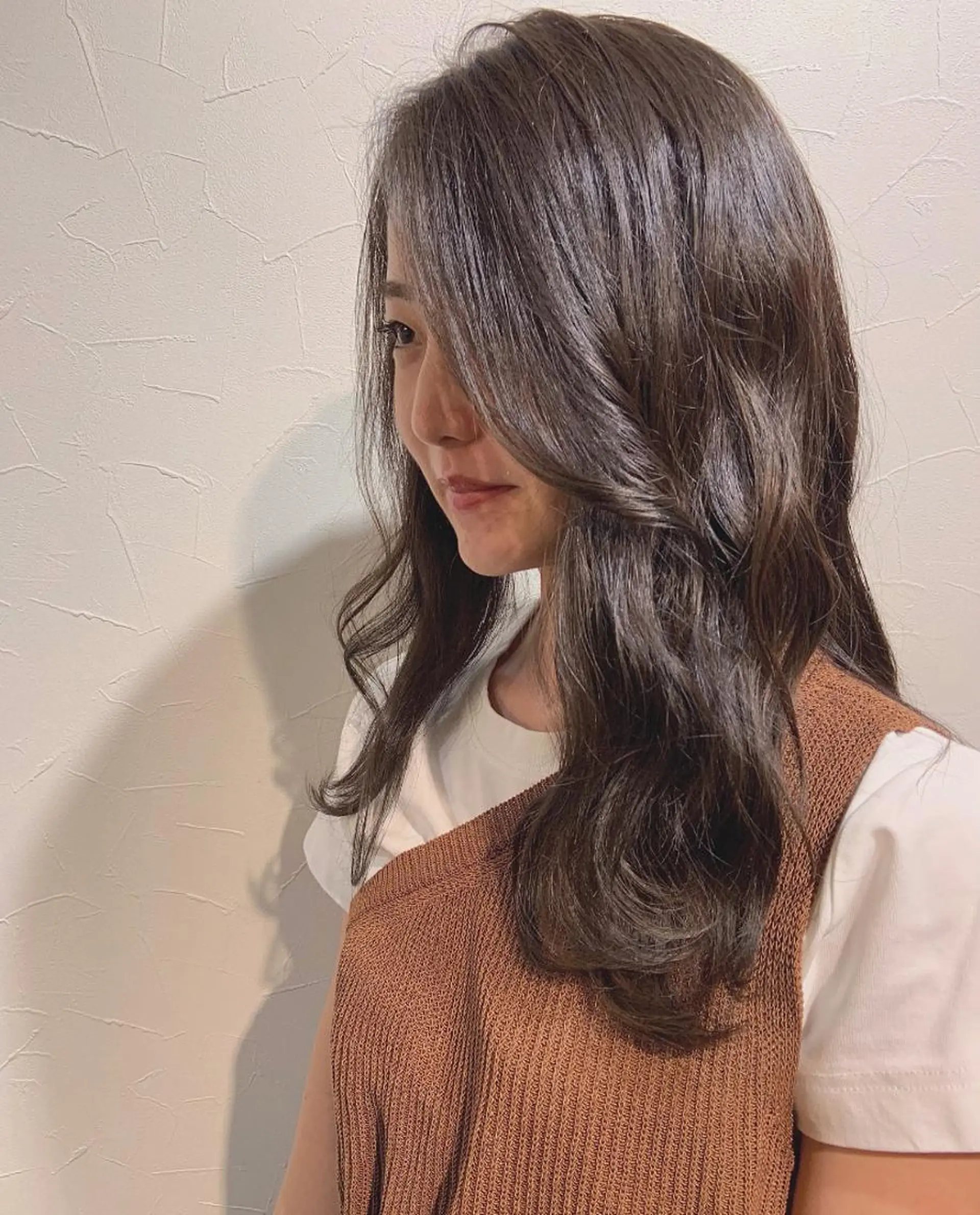 ロング カラー ブリーチ 透明感カラー ブリーチなしカラー ♡ma ki♡のヘアスタイル