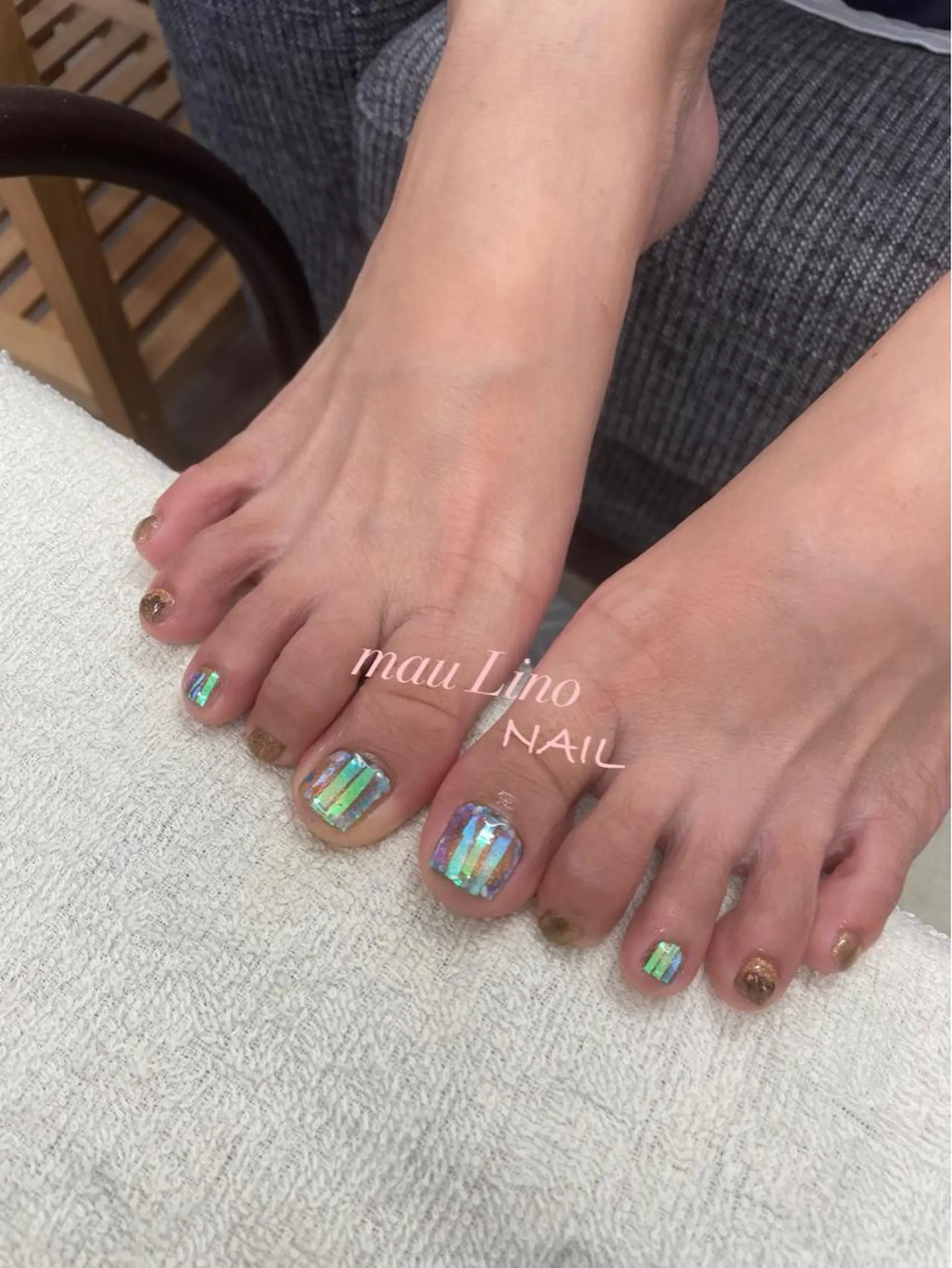 ネイル フットネイル mau Lino NAIL所属・GELo nail~#19~のネイルデザイン