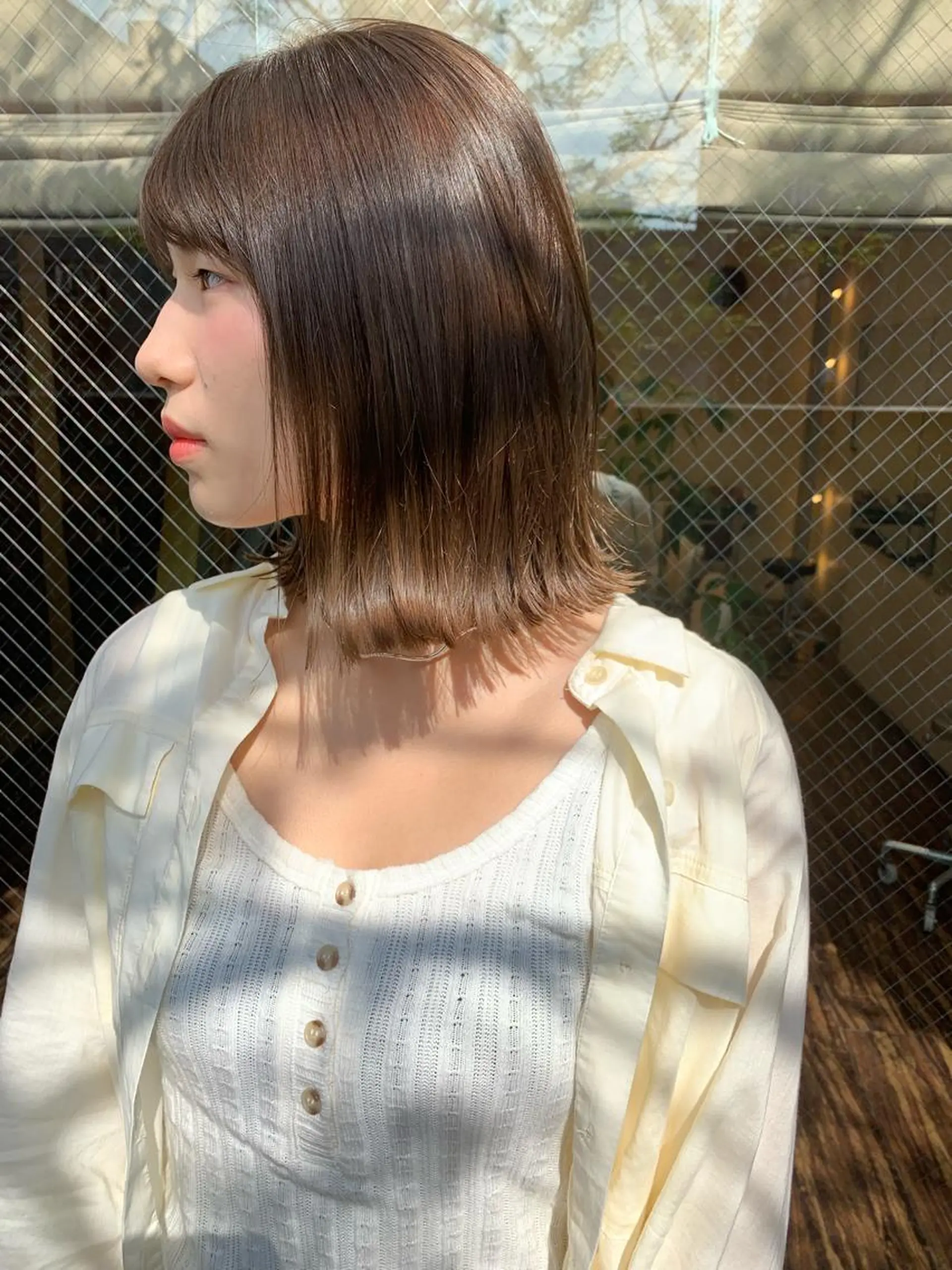 ショート カラー 切りっぱなしボブ ボブ 髪質改善サロン 心斎橋ARCHEのヘアスタイル