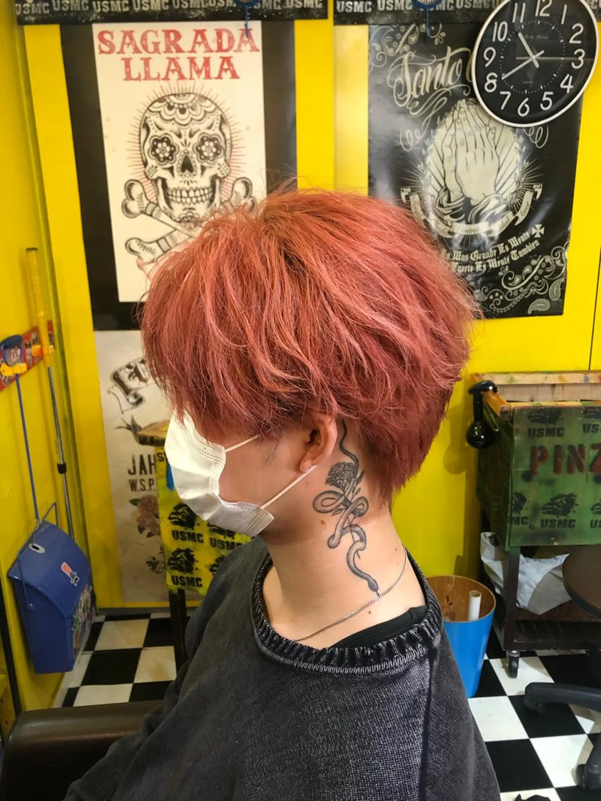 ショート メンズ メンズブリーチ luce所属・千代 夏輝のヘアスタイル