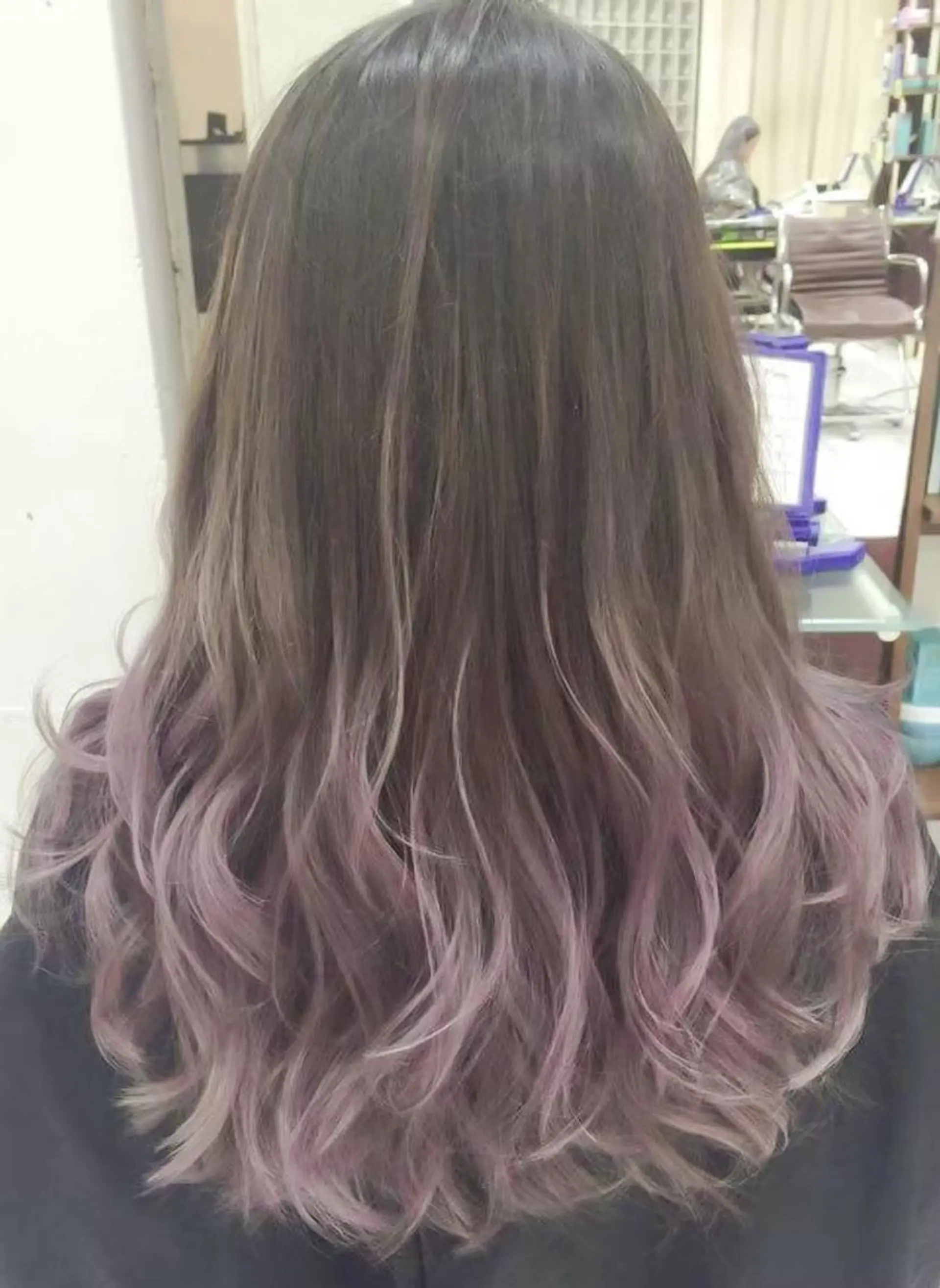 ロング カラー メンズカット無料 🌙 松本のヘアスタイル