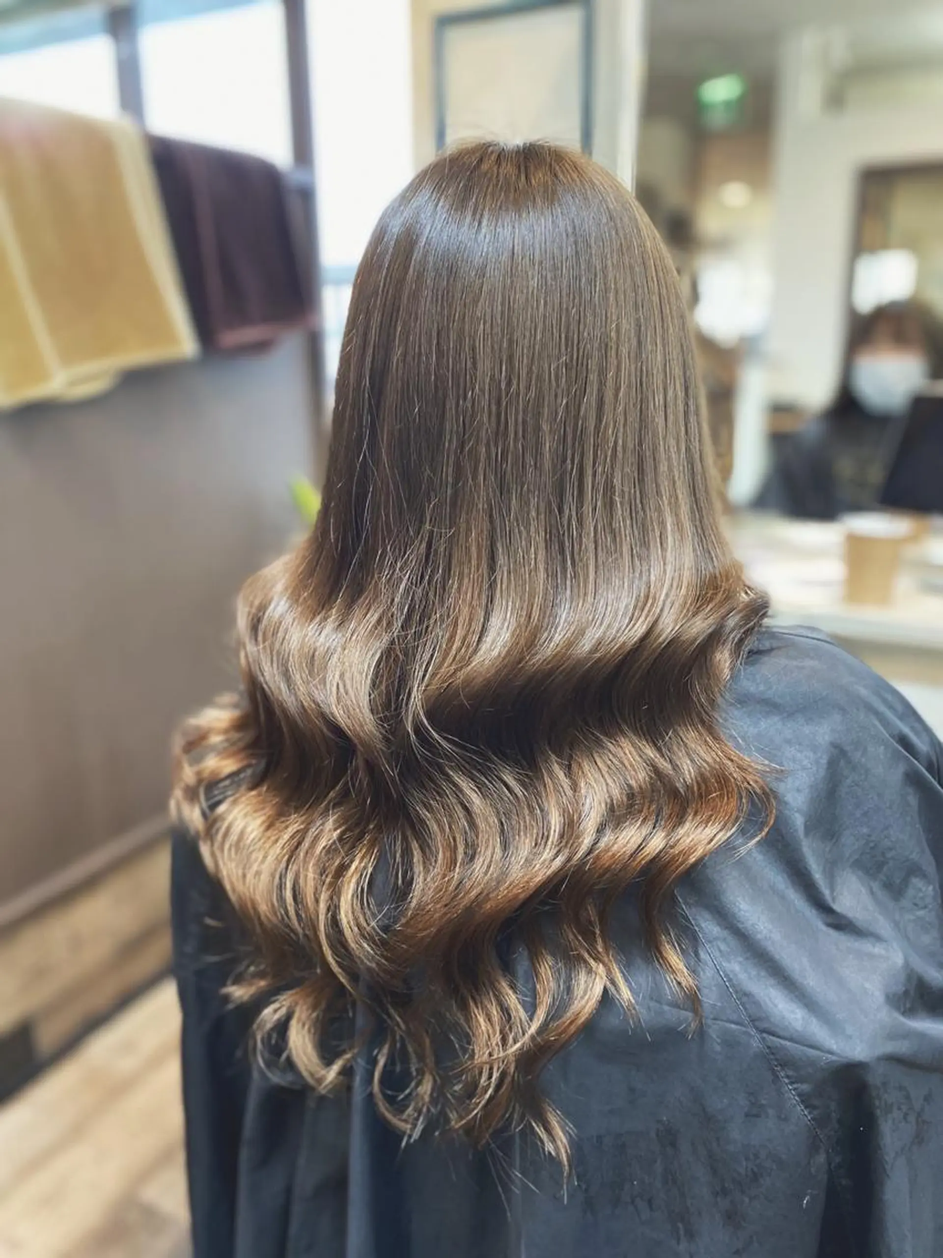 ミディアム プルエクステ エクステ Fi-Ne 八戸のヘアスタイル