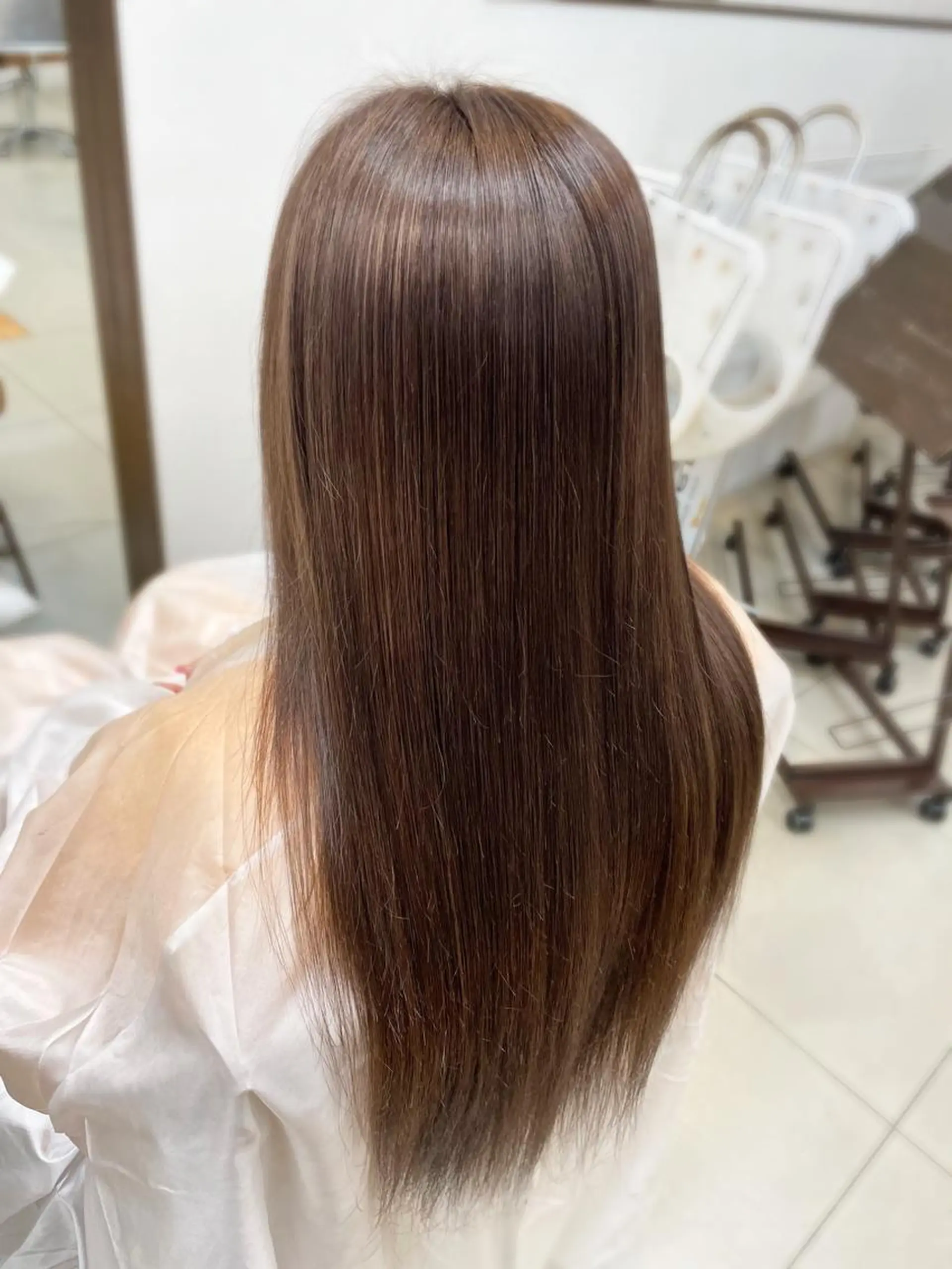 ロング カラー ブラウンカラー SOYON なんば店所属・水島 真彩のヘアスタイル