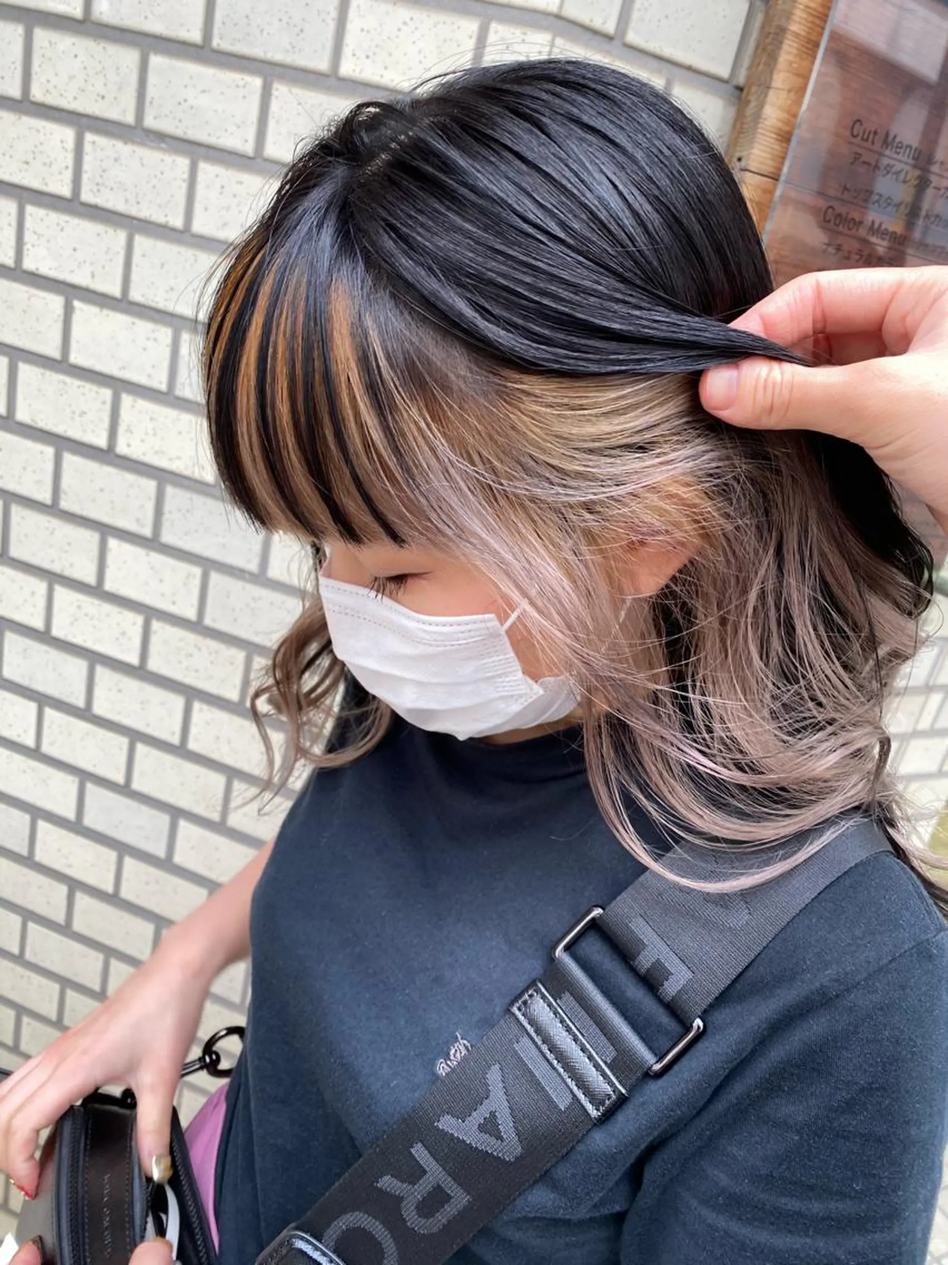 ロング カラー 韓国風デザイン 💐MIZUKI💐のヘアスタイル