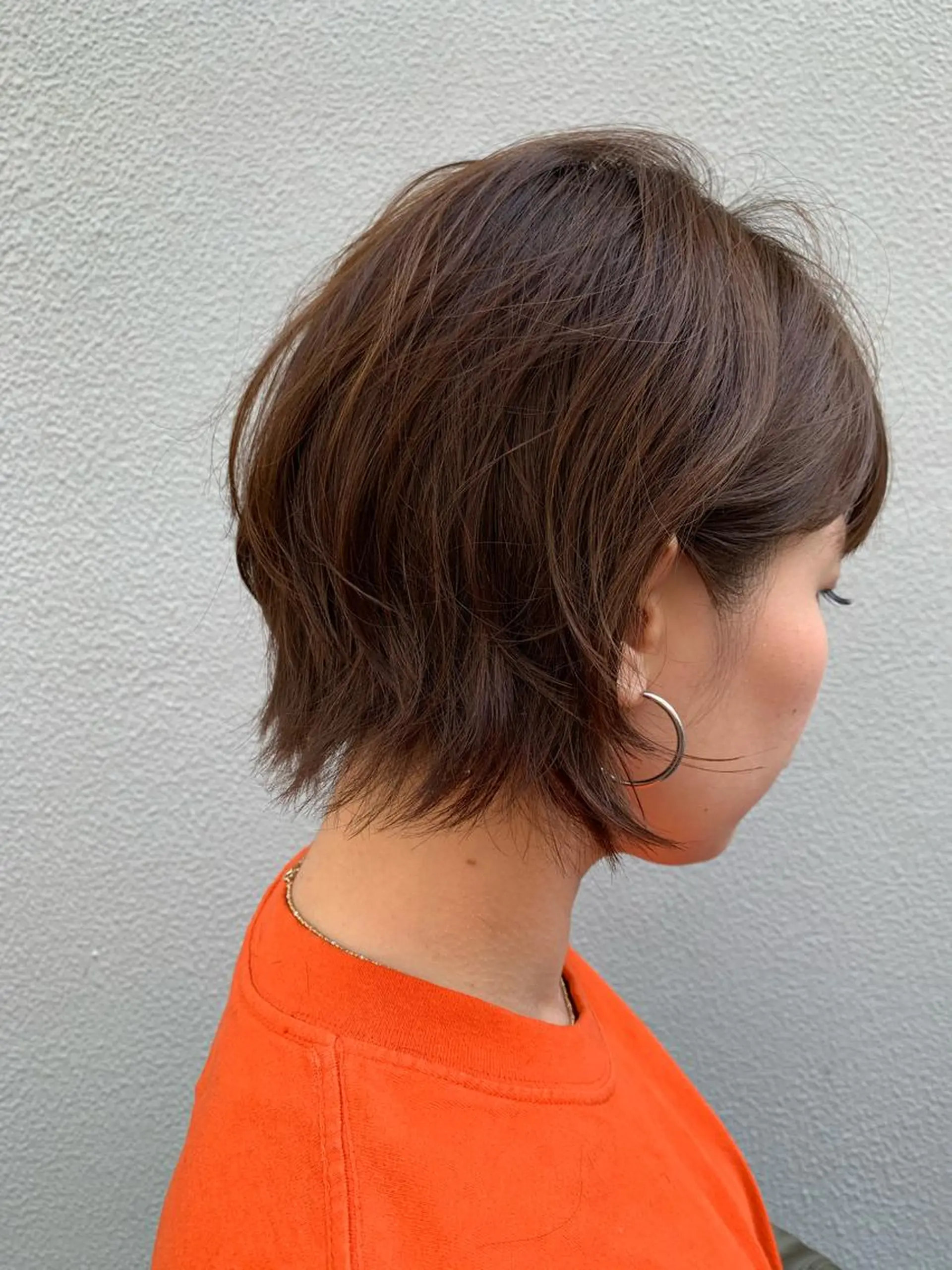 ショート カラー カット ヘアカラー トリートメント 落合 妙佳のヘアスタイル