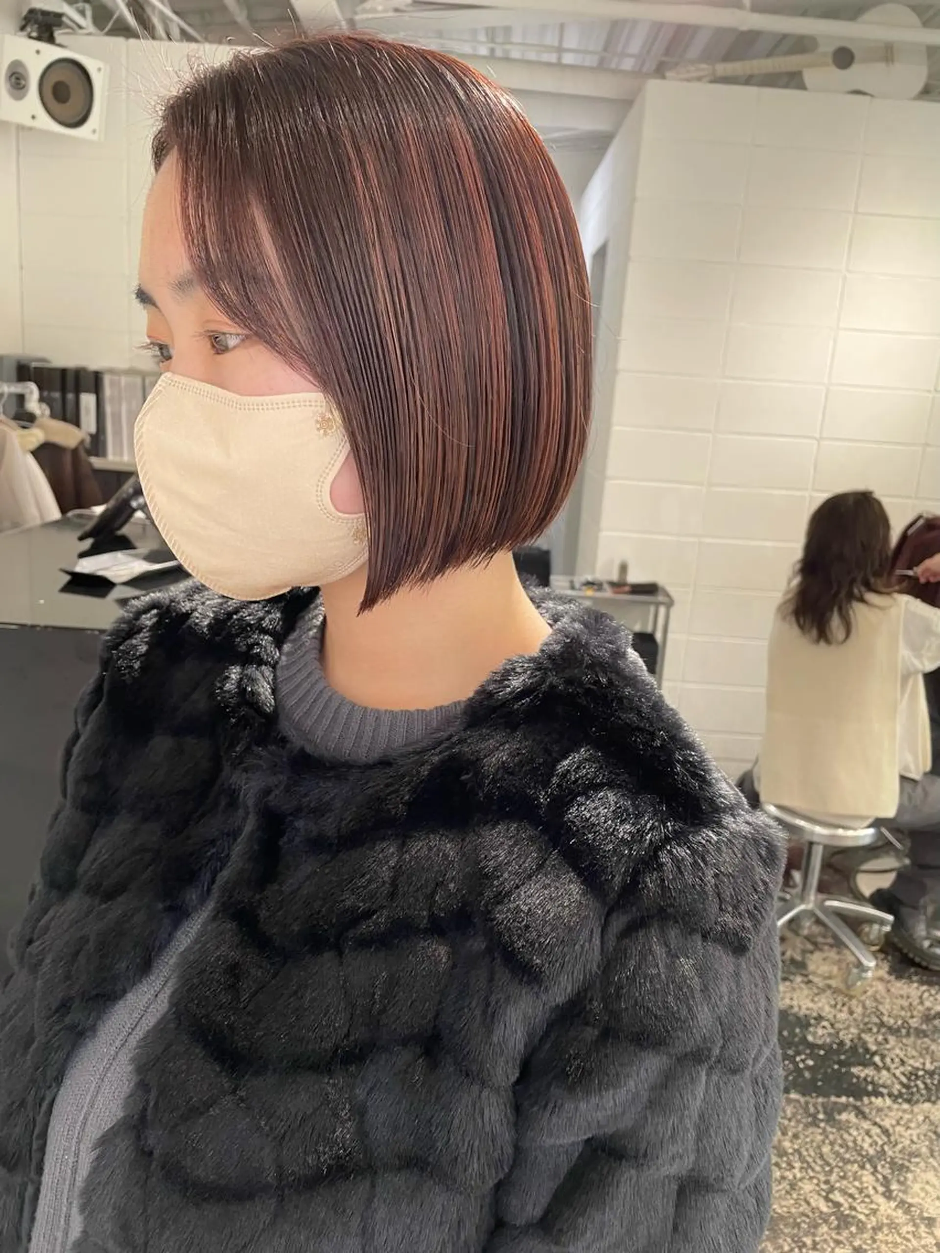 ショート カラー ヘアアレンジ ハイライトカラー ピンクカラー ハイライト カット ヘアカラー トリートメント 艶ハイトーン/ヘア アレンジAYAKAのヘアスタイル