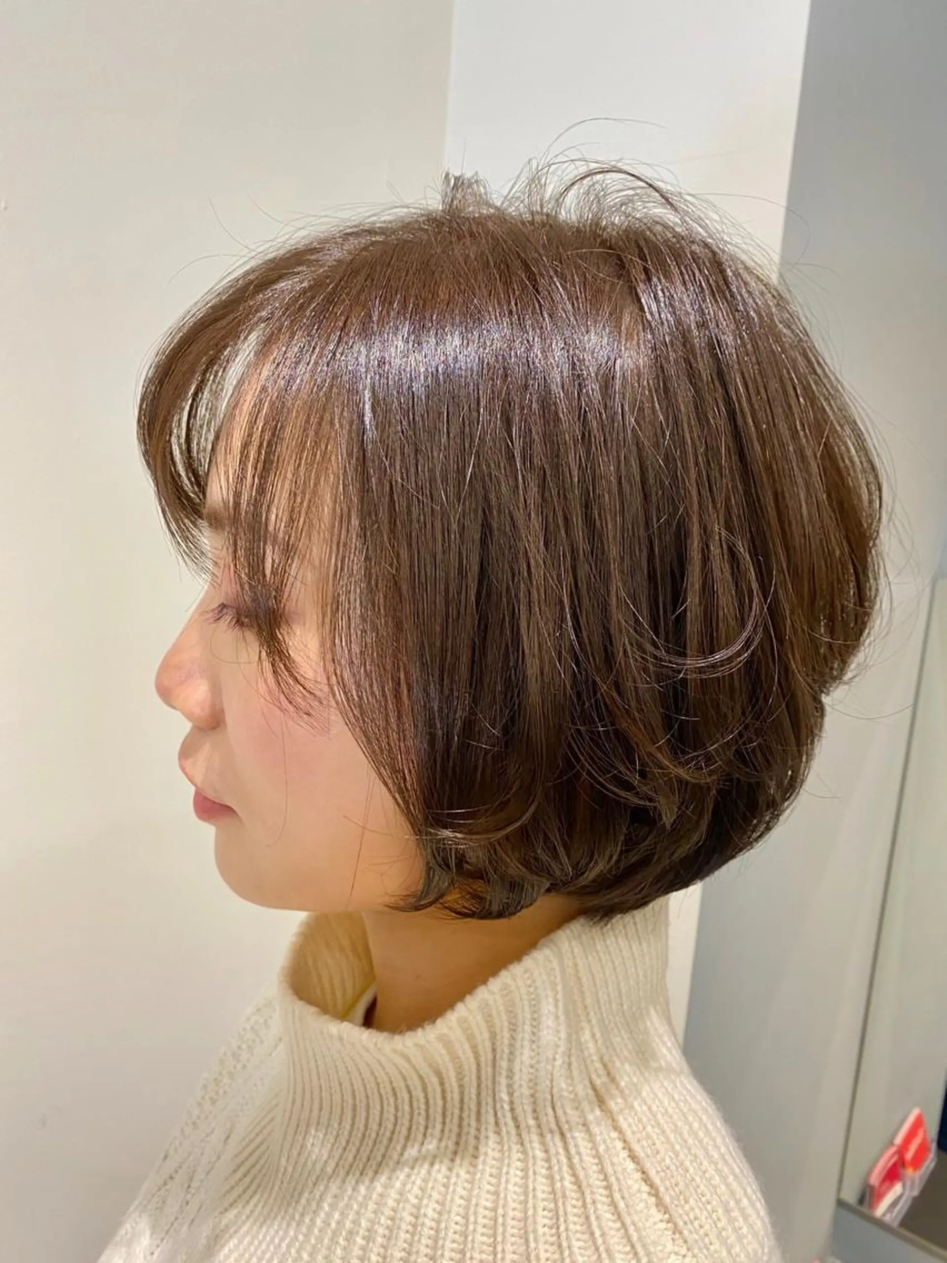 ショート カラー ショートボブ ブルーカラー ブルージュ ボブ ショートヘア カット ヘアカラー トリートメント KEN KENのヘアスタイル