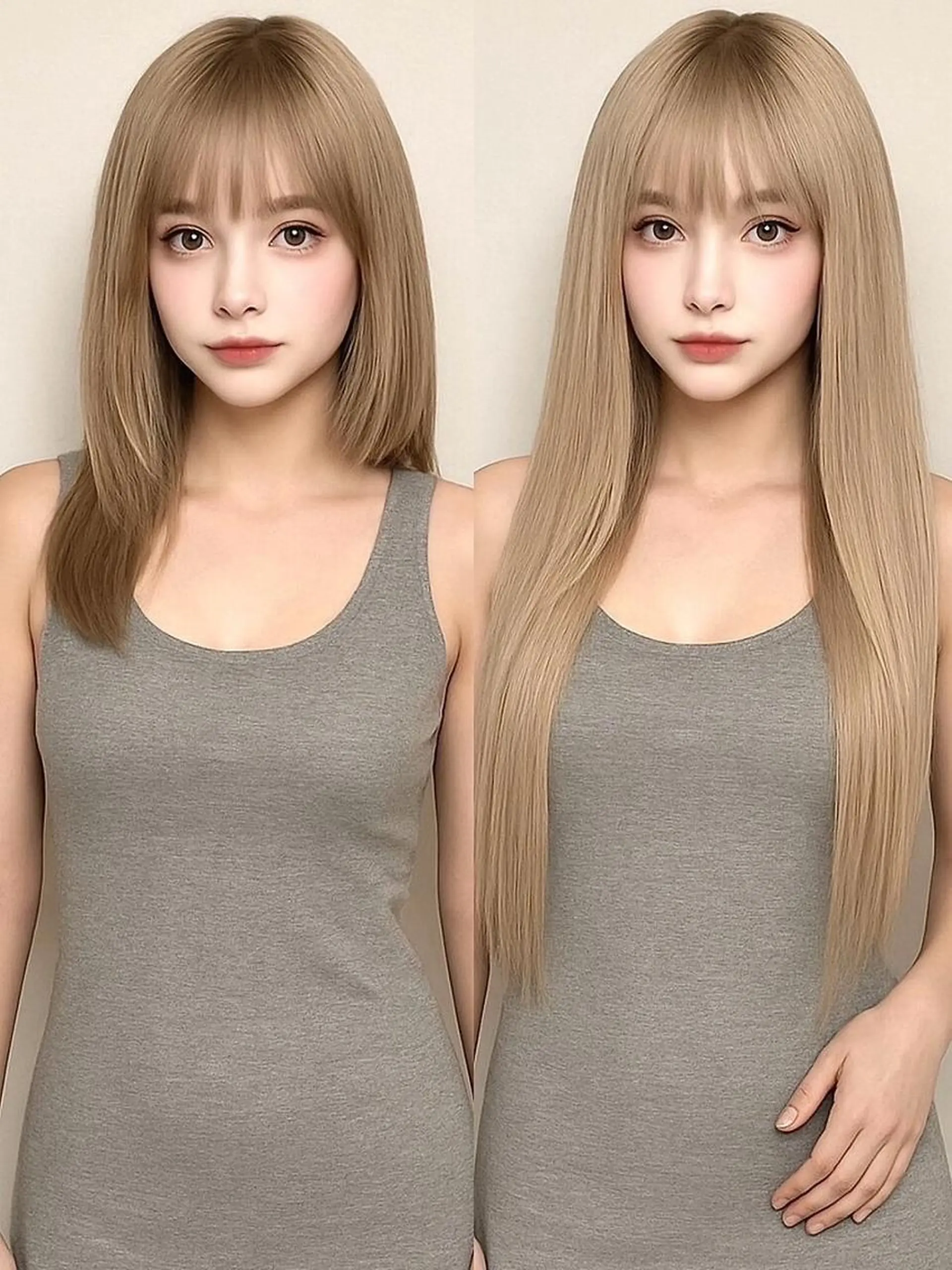 ロング 骨格補正似合わせ カット阿部建のヘアスタイル
