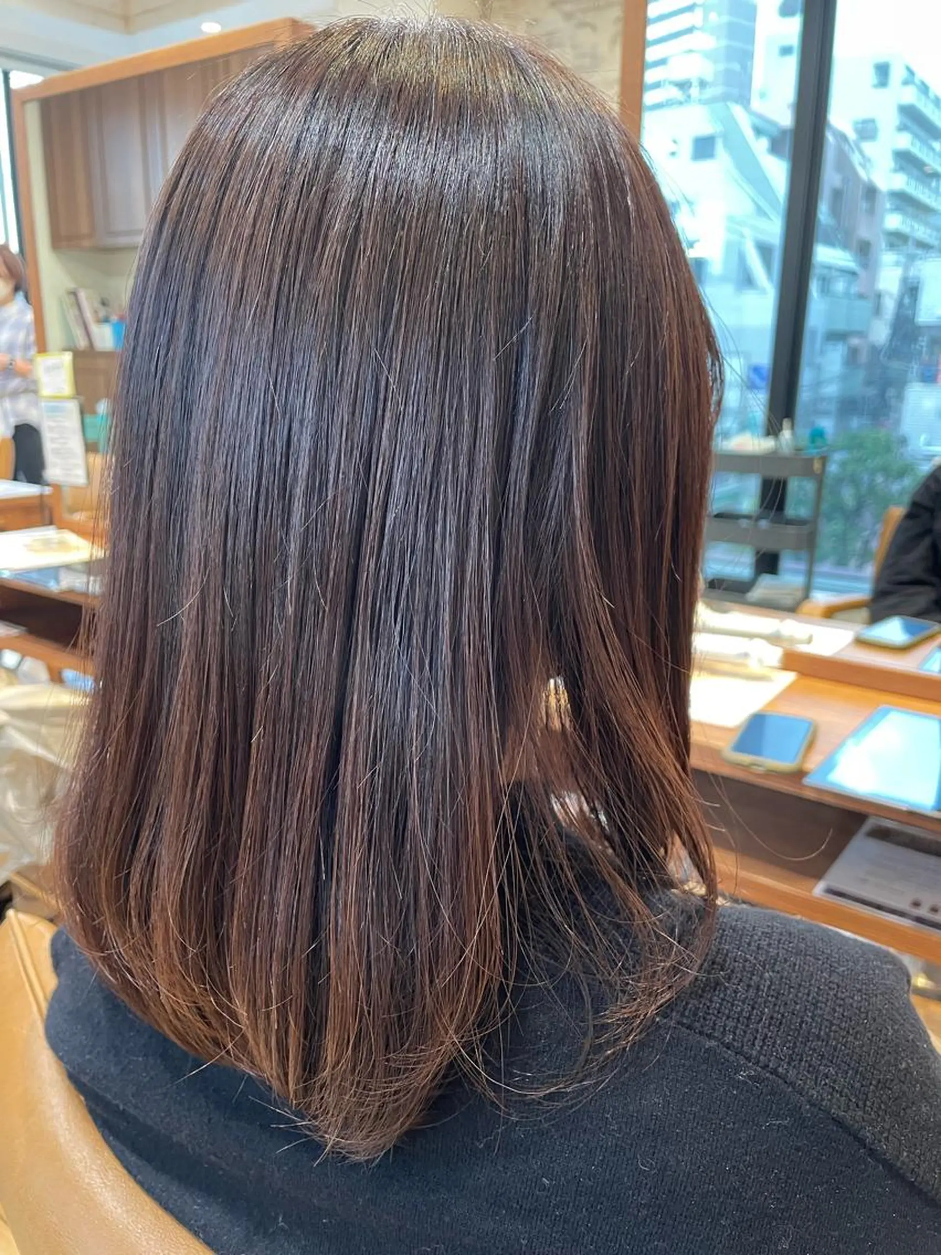ミディアム 山本　恵 (やまもと  けい)のヘアスタイル