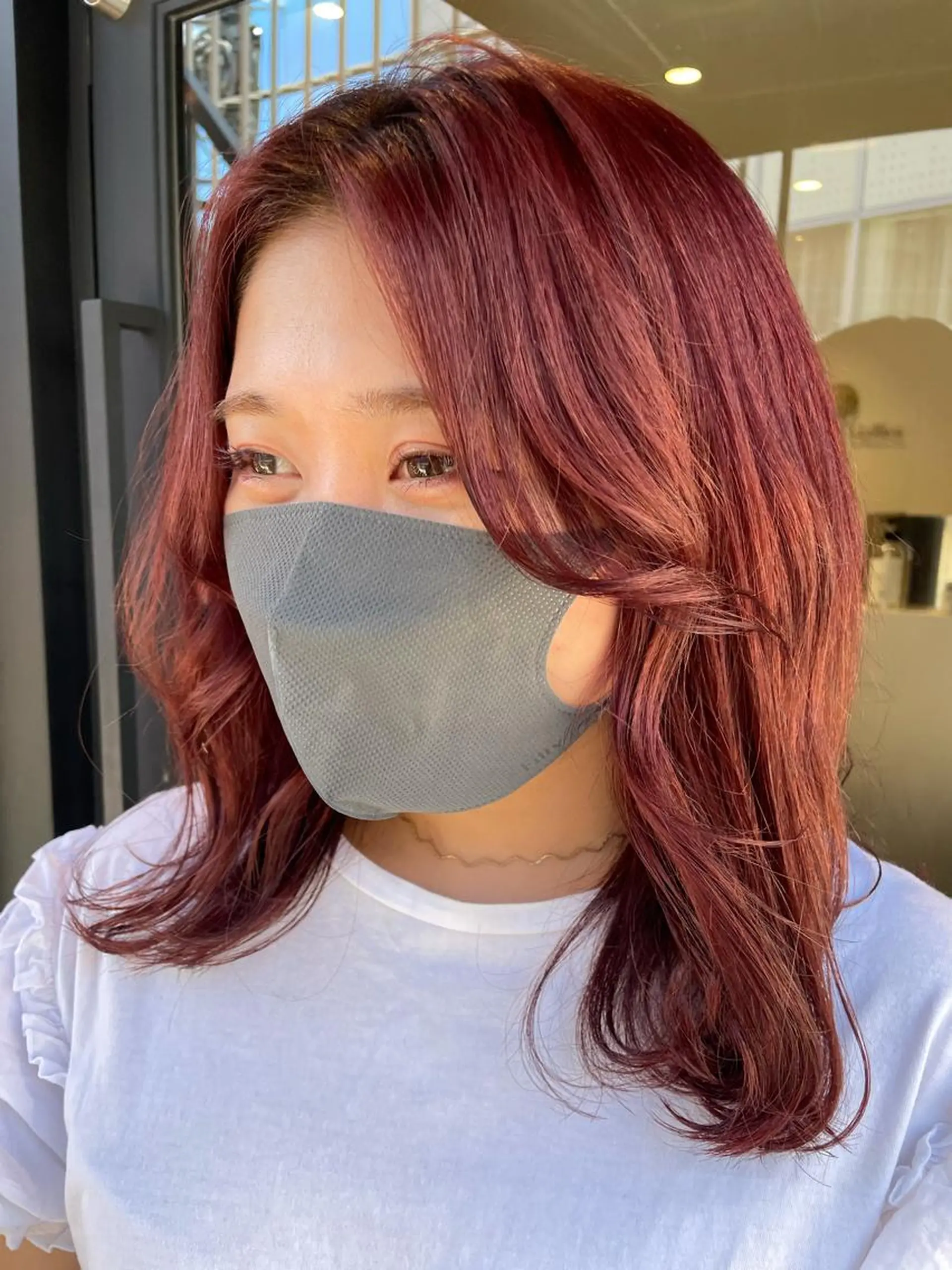ミディアム カラー 🪞透け感hair 🪞honokaのヘアスタイル