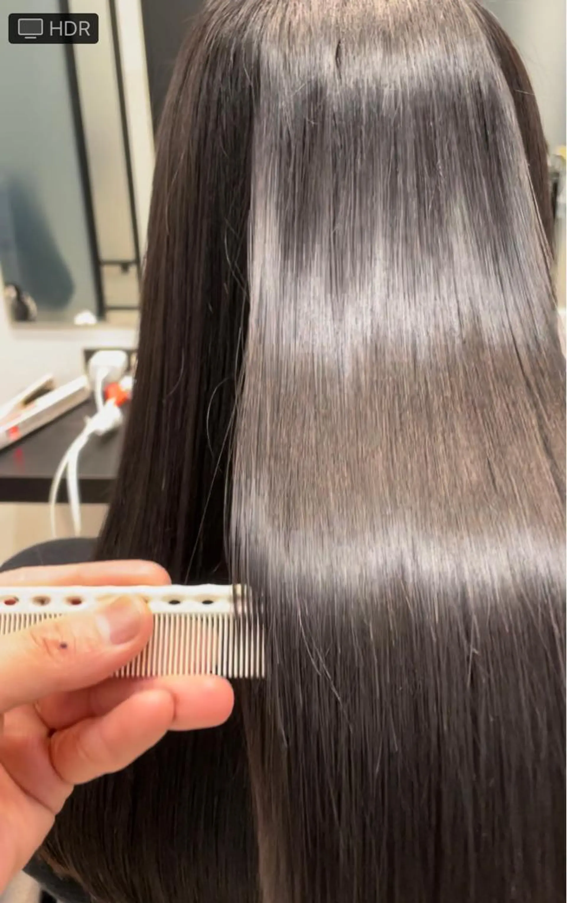 ロング カラー カット ヘアカラー 縮毛矯正 トリートメント SALOWIN梅田　　サロウィン所属・美髪/縮毛矯正特化/ 髪質改善/KJのヘアスタイル