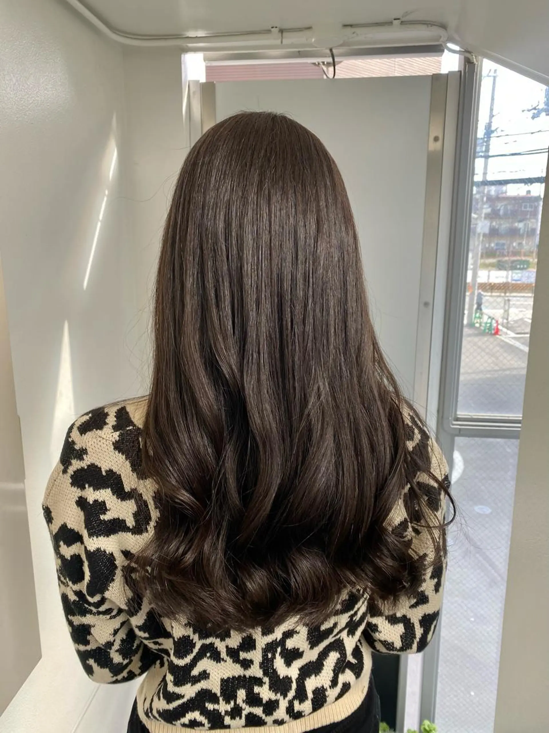 ロング カラー 透明感カラー カット ヘアカラー トリートメント 田代 佳穂のヘアスタイル